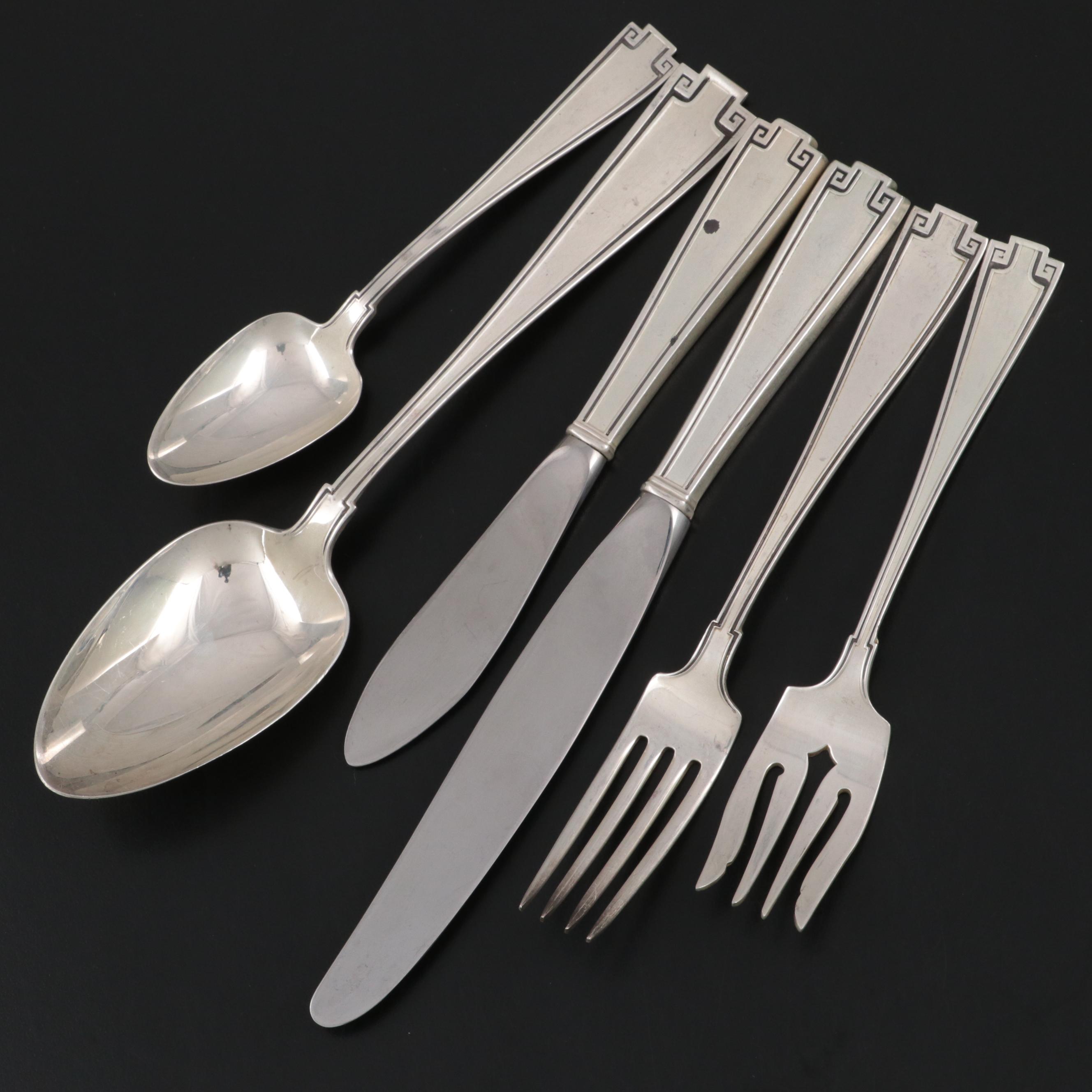 Gorham "Etruscan" Sterling Silver Flatware, Early to Late 20th Century