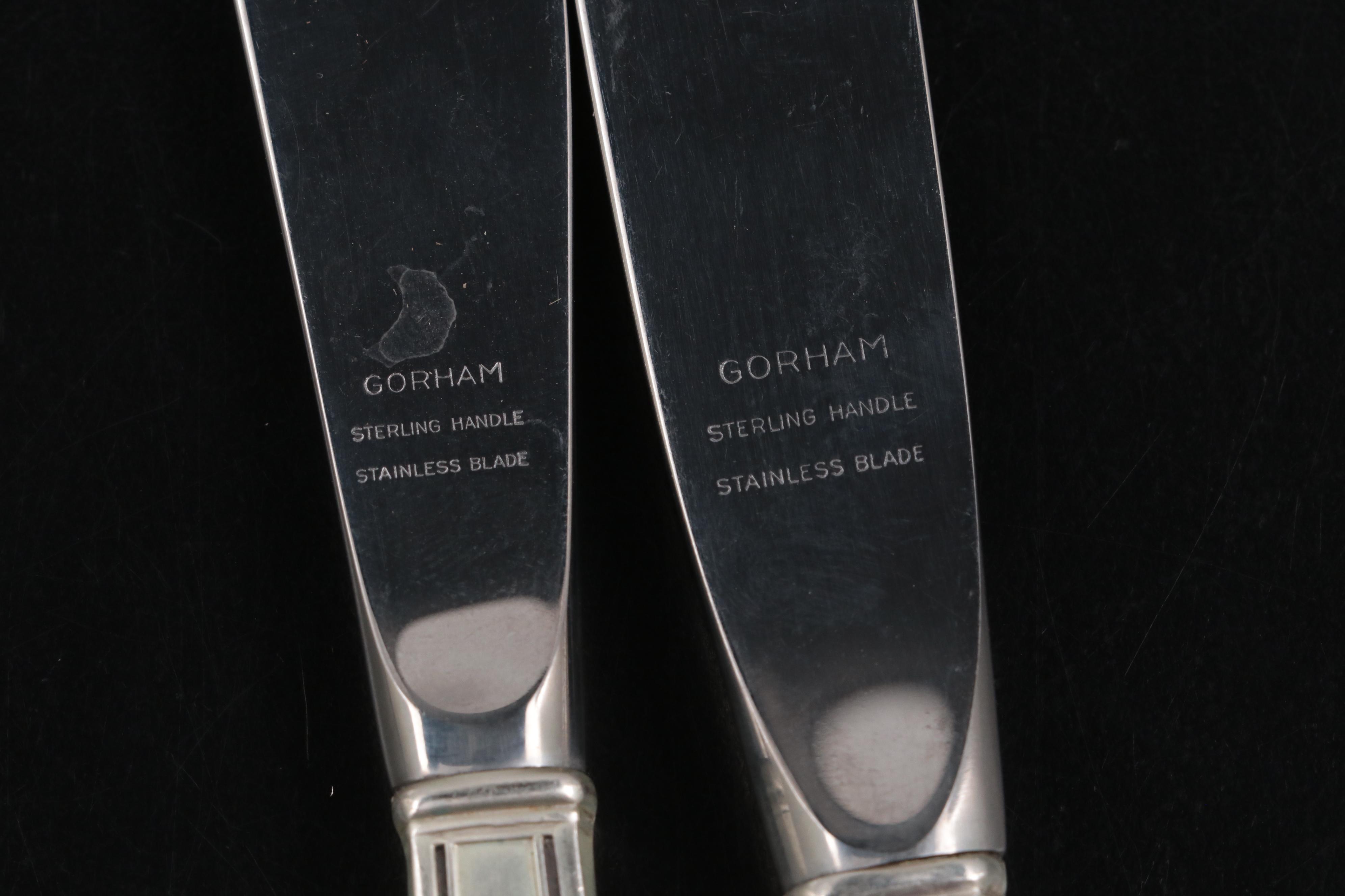 Gorham "Etruscan" Sterling Silver Flatware, Early to Late 20th Century