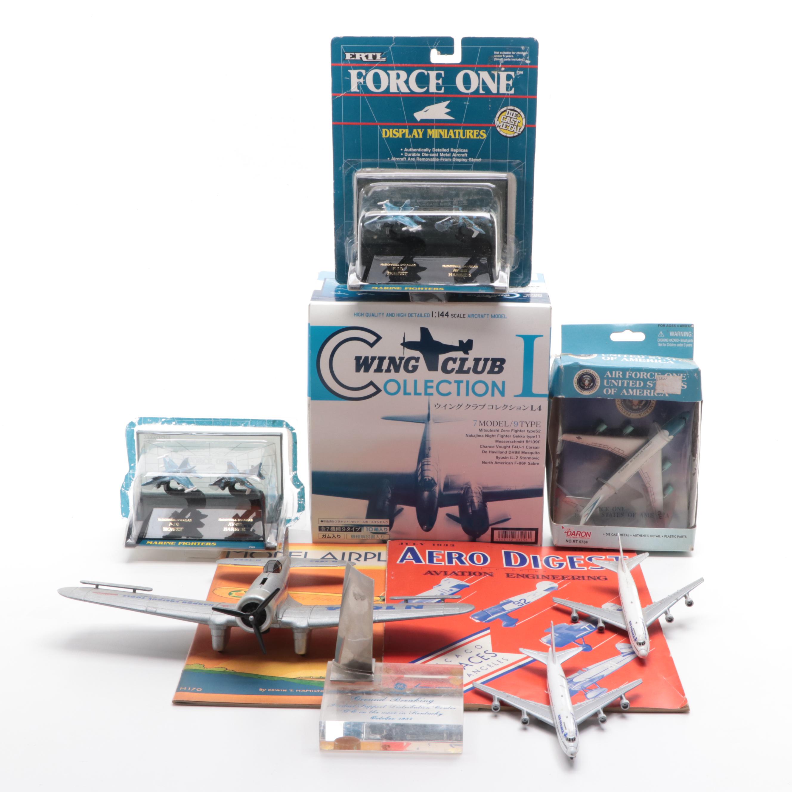 Ertl "Force One" Diecast Marine Fighter Jets With More Model Kits and Airplanes