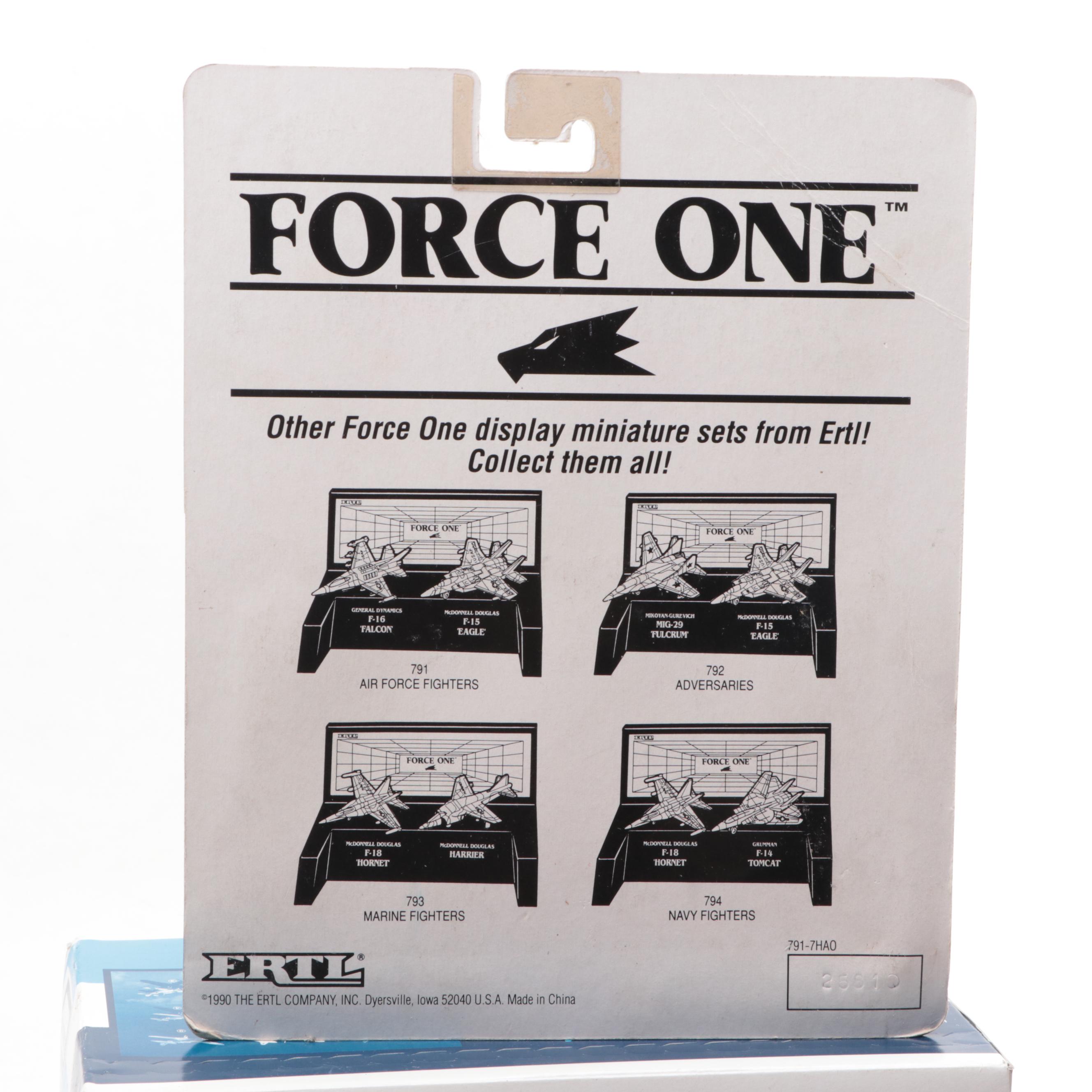 Ertl "Force One" Diecast Marine Fighter Jets With More Model Kits and Airplanes