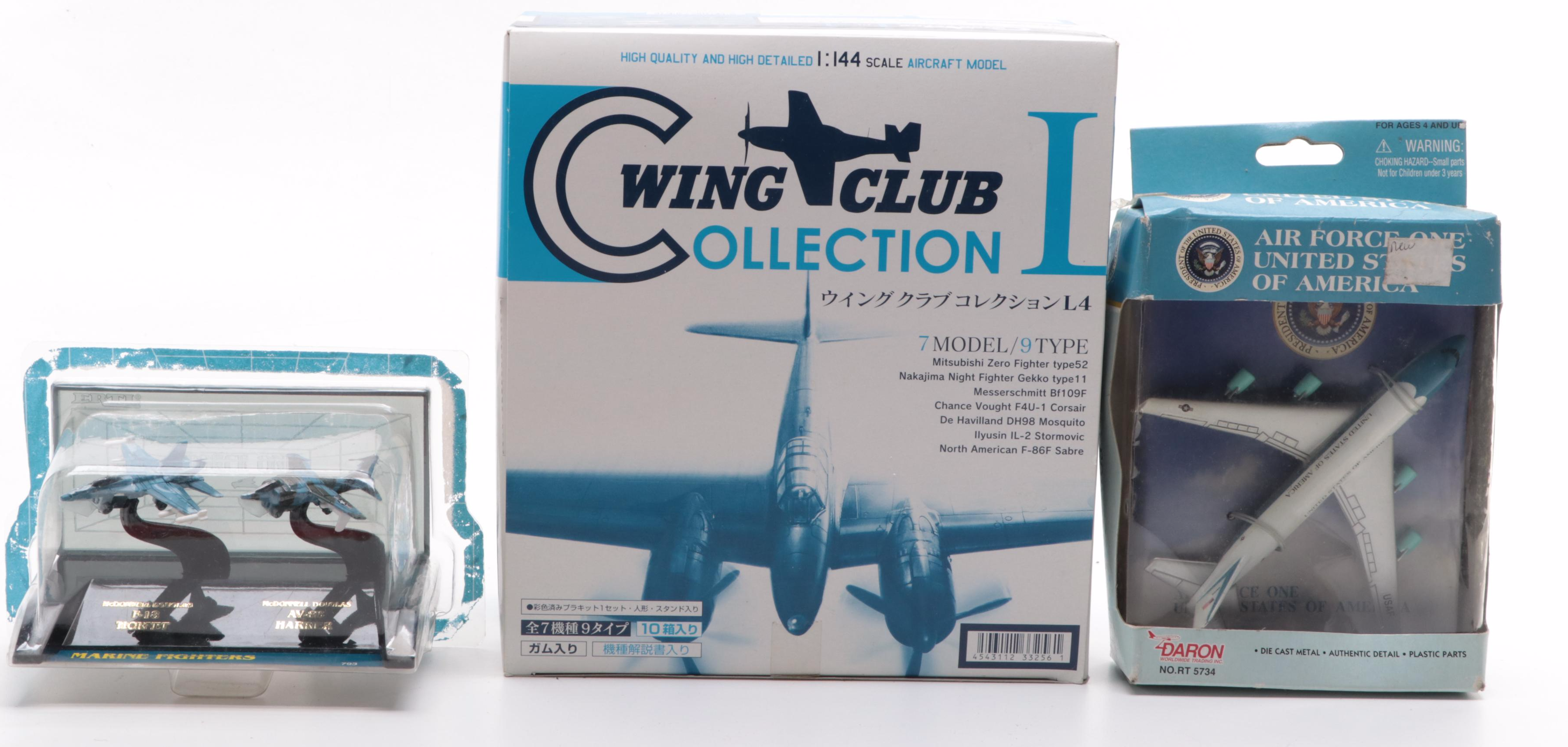 Ertl "Force One" Diecast Marine Fighter Jets With More Model Kits and Airplanes