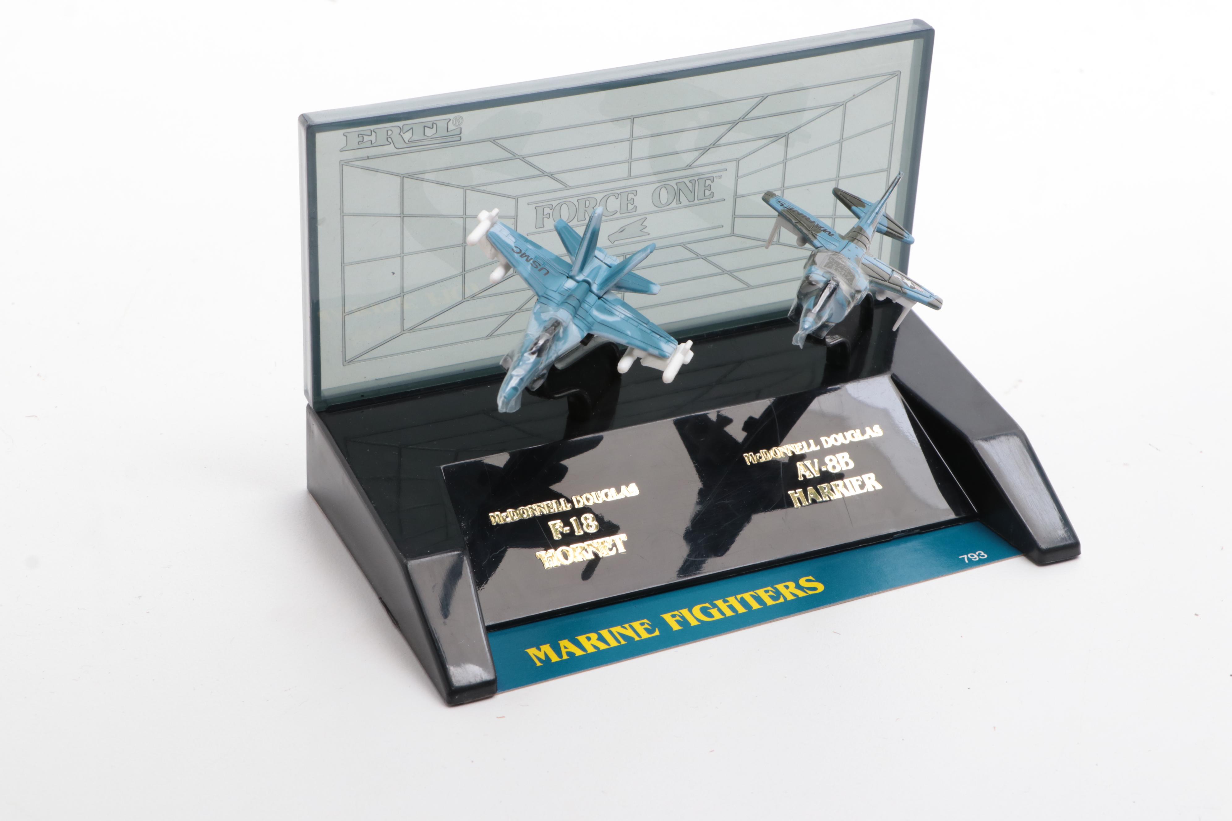 Ertl "Force One" Diecast Marine Fighter Jets With More Model Kits and Airplanes