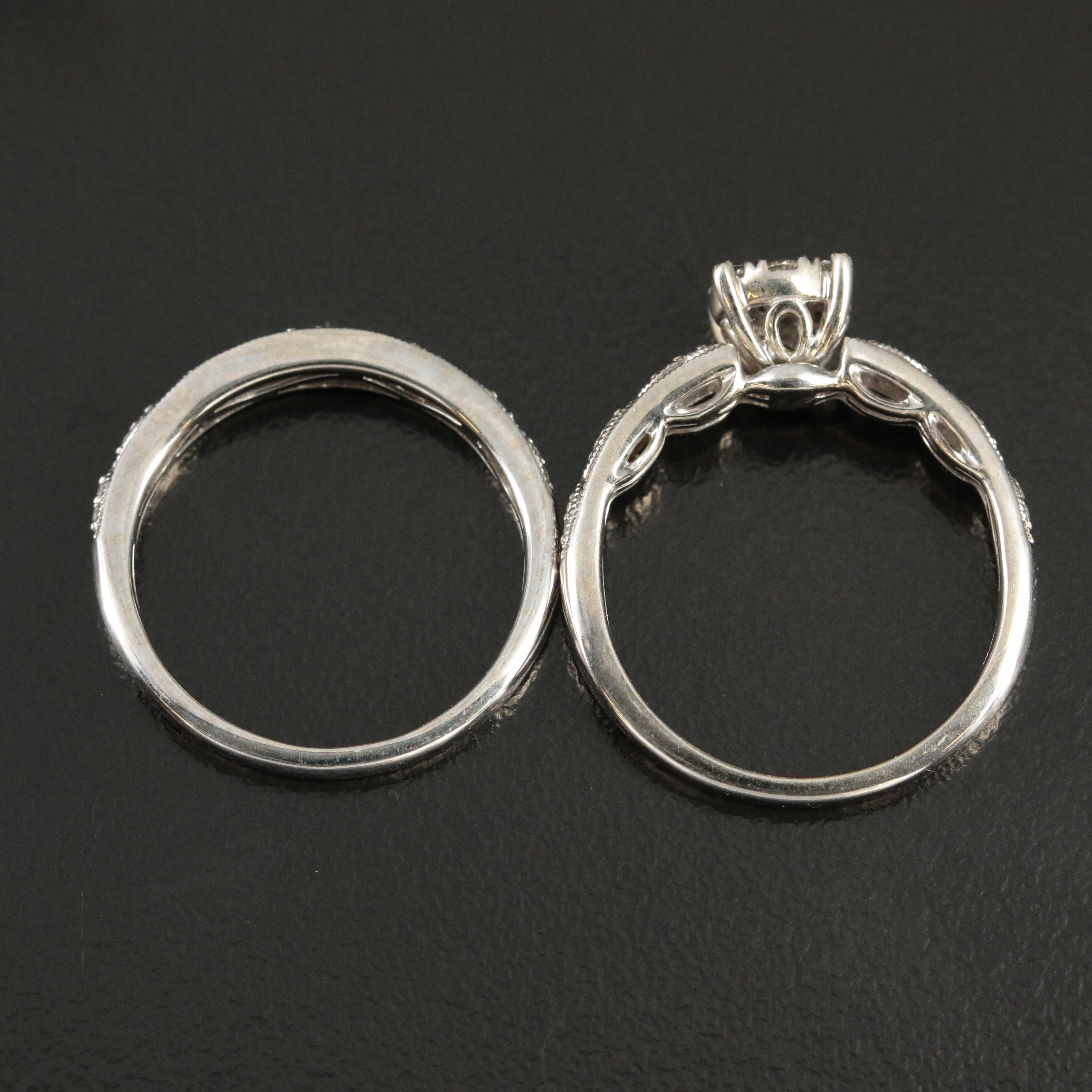 14K 0.39 CTW Diamond Ring Set