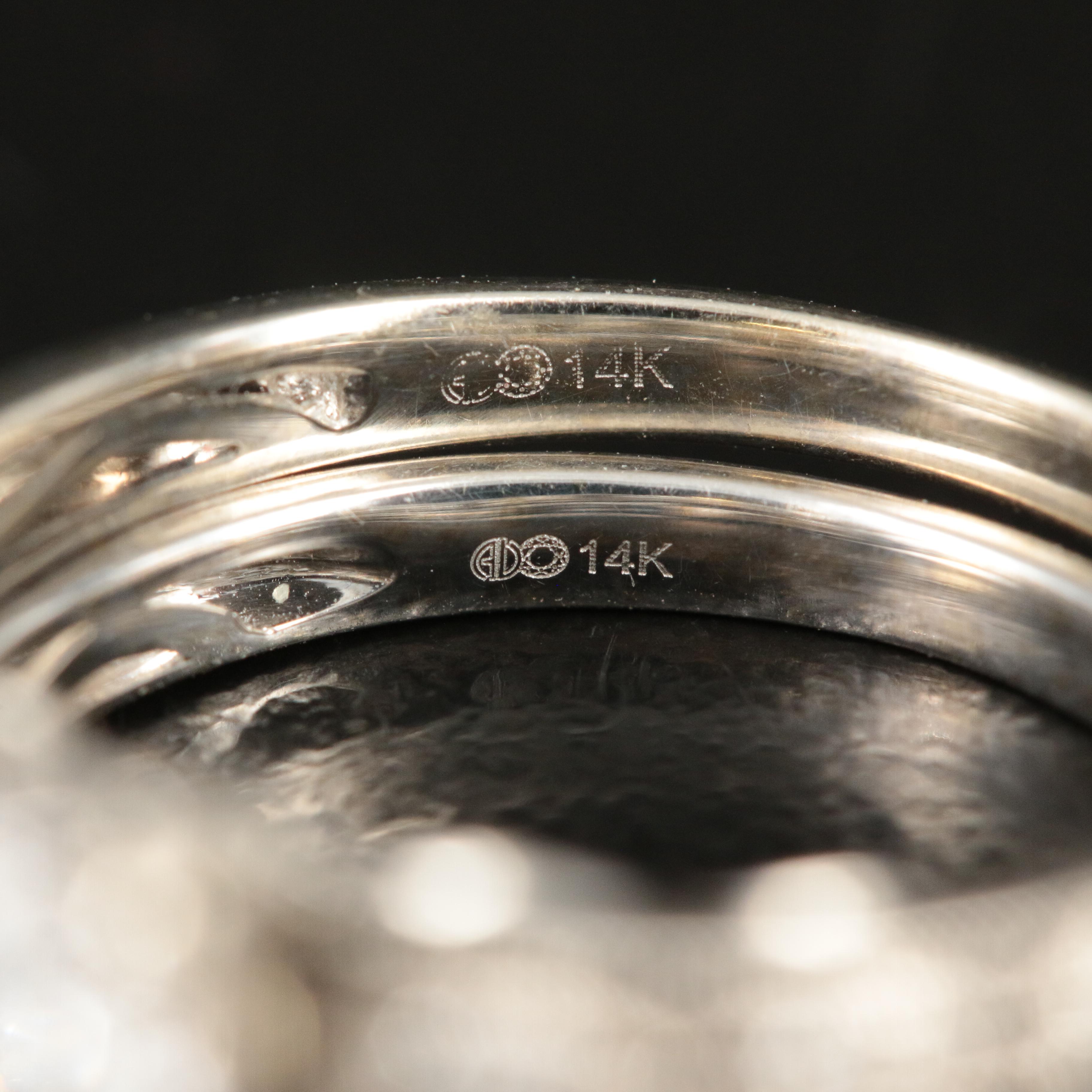 14K 0.39 CTW Diamond Ring Set