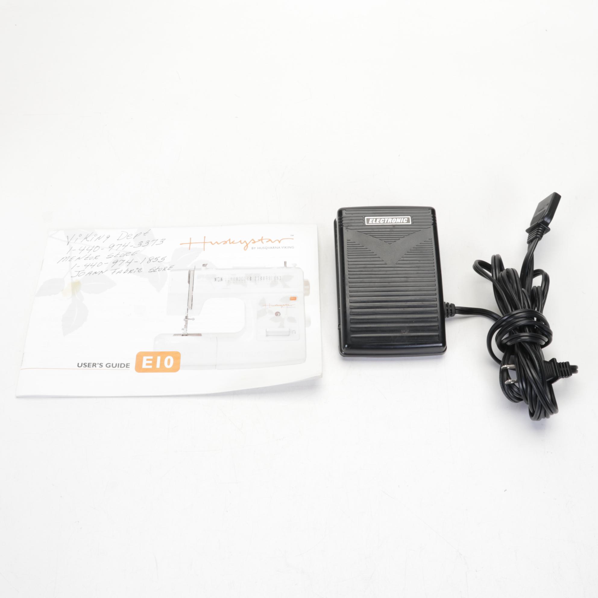 Husqvarna Sewing Machine with Fab-U-Motion Embroidery Attachment and More