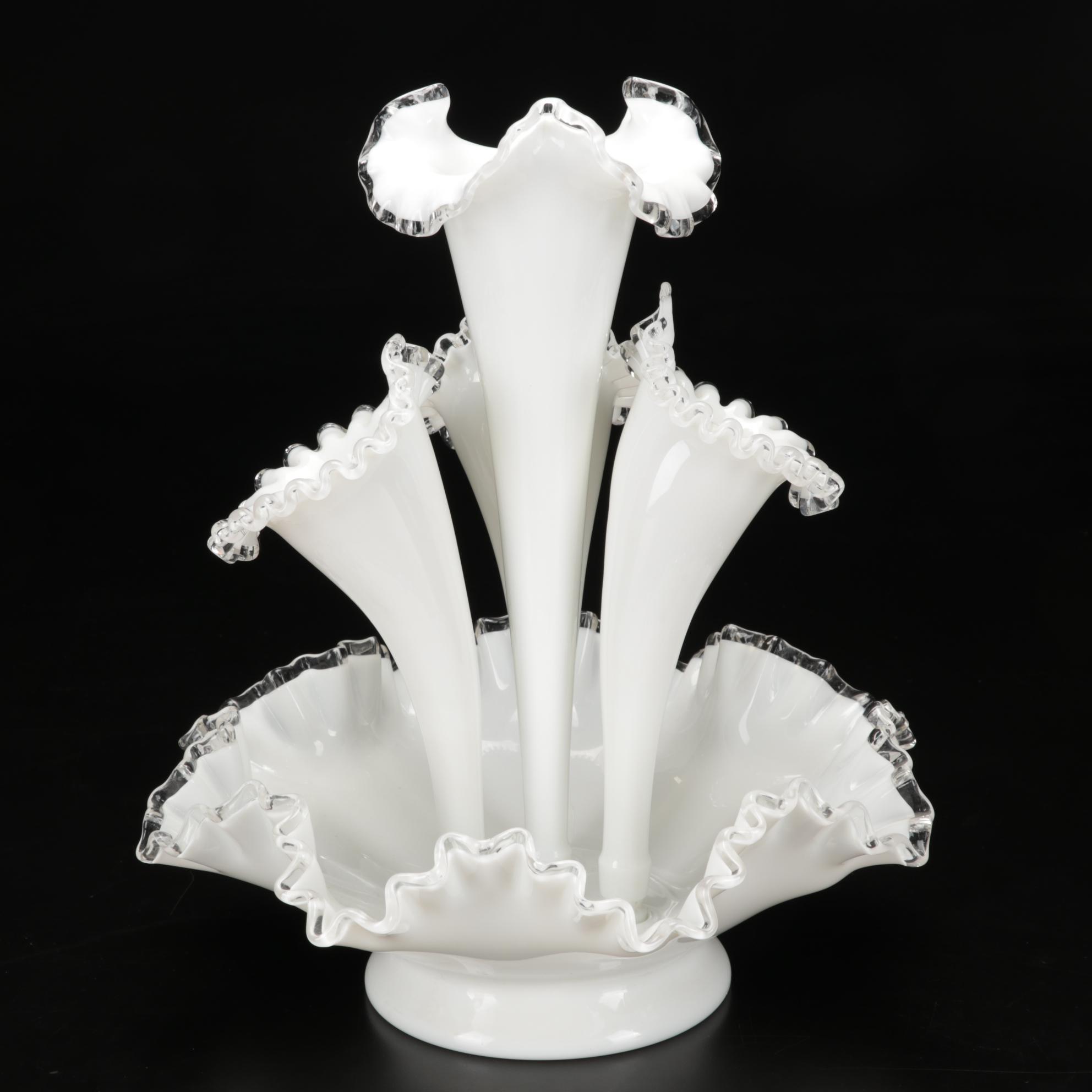Fenton "Silver Crest" Epergne