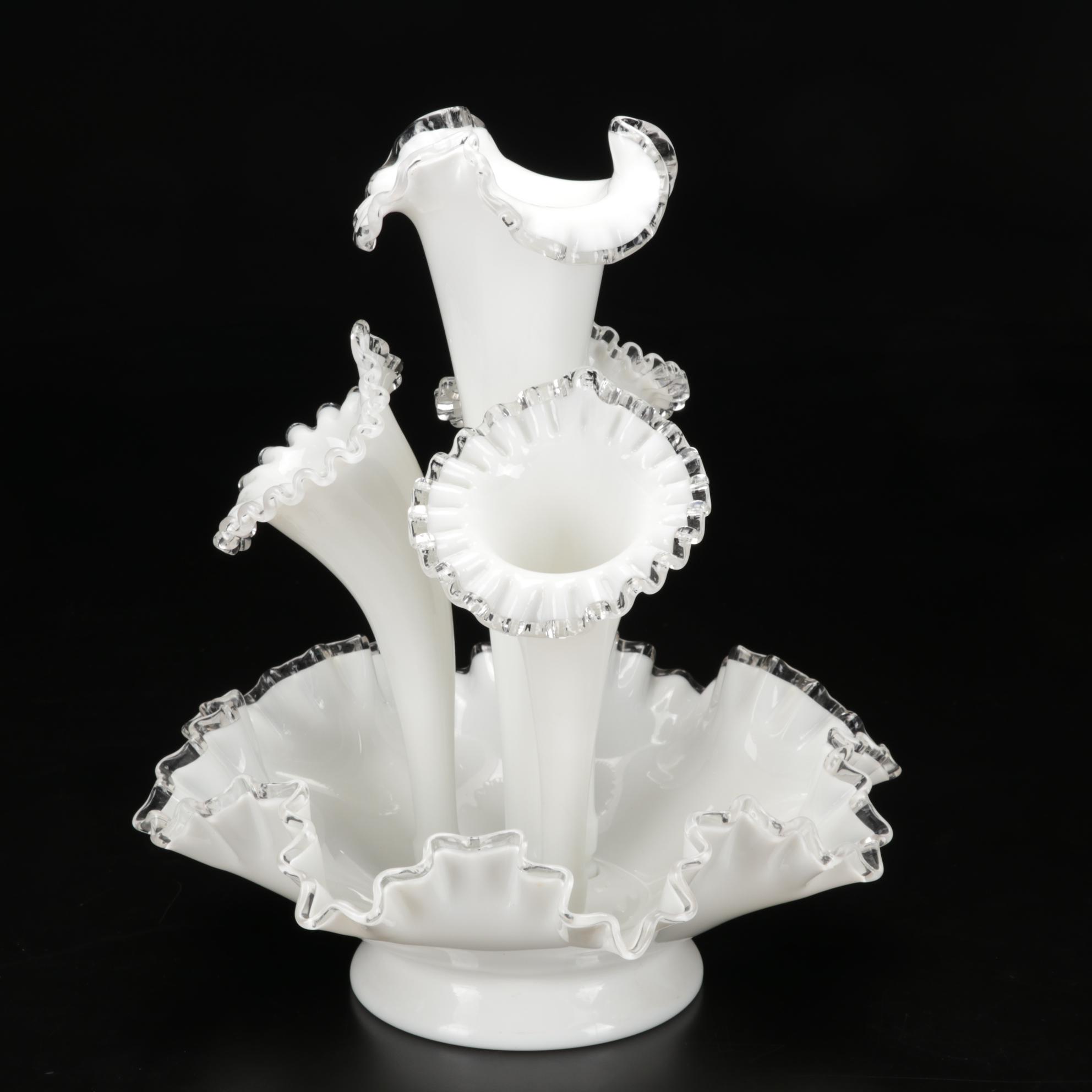 Fenton "Silver Crest" Epergne