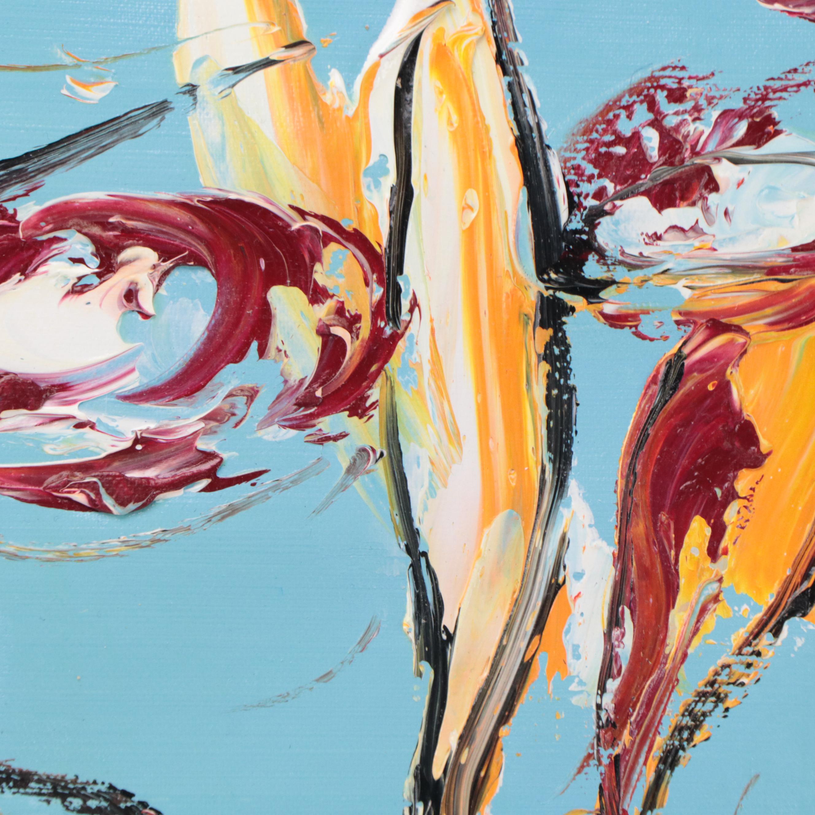 Bing Abstract Oil Painting, 21st Century