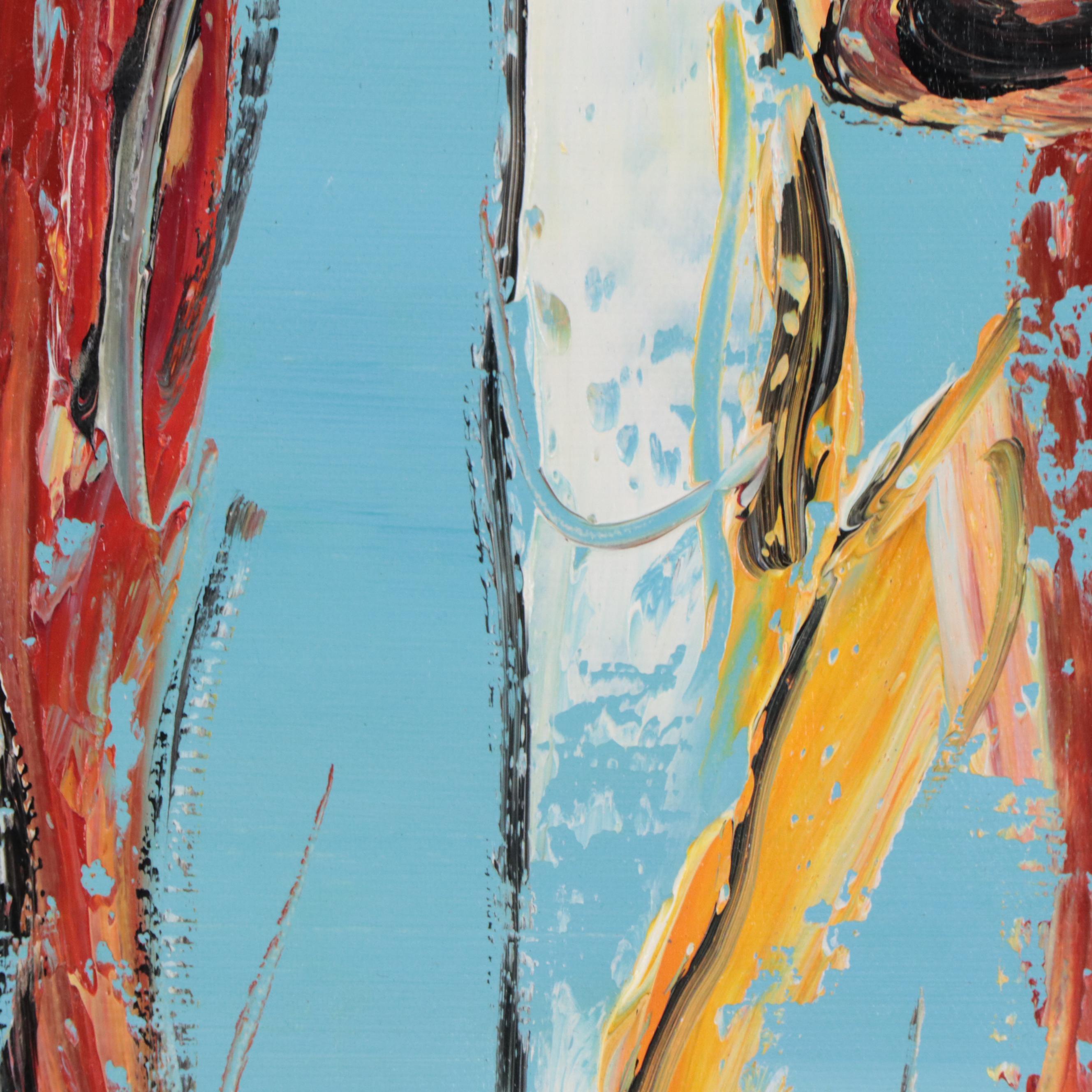 Bing Abstract Oil Painting, 21st Century