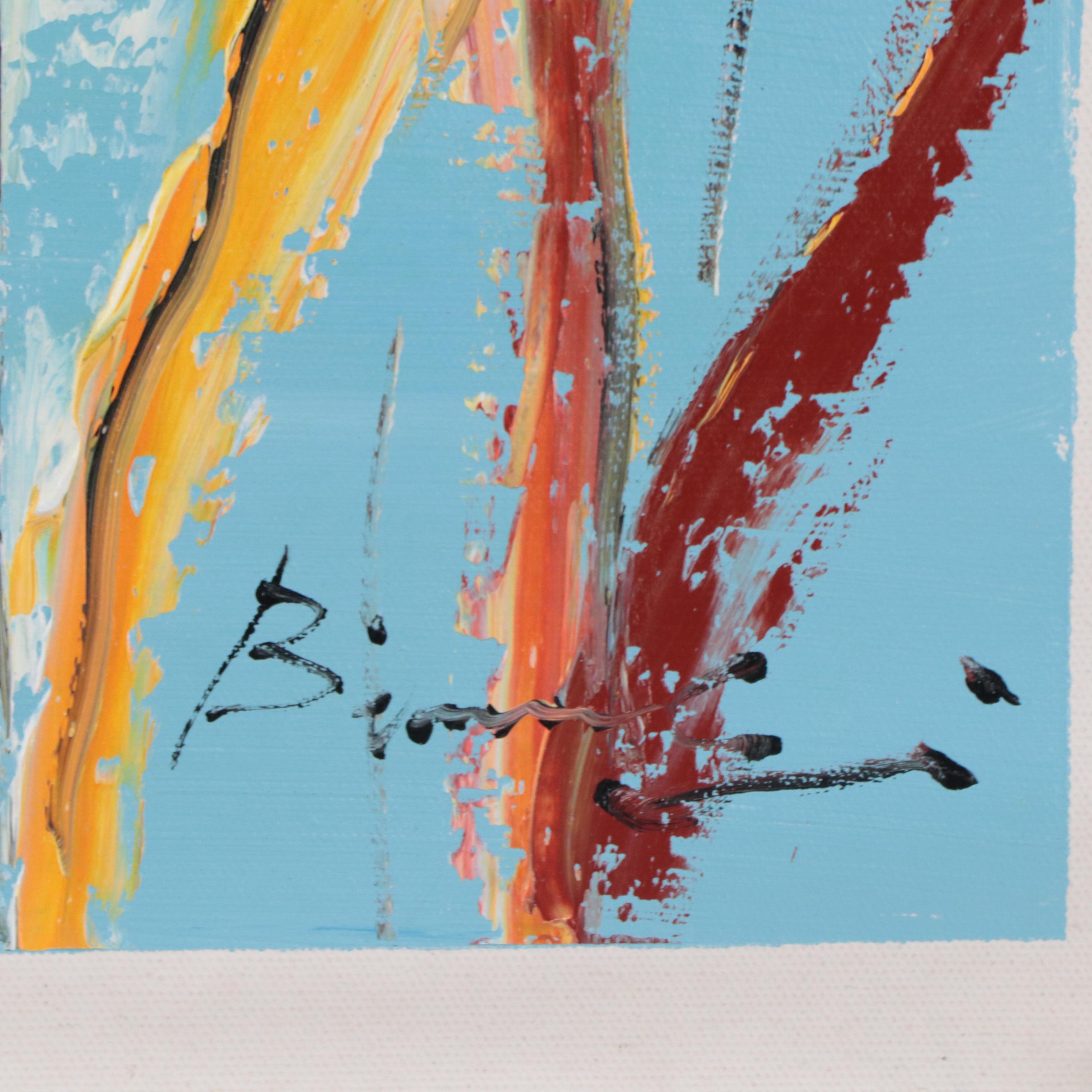 Bing Abstract Oil Painting, 21st Century