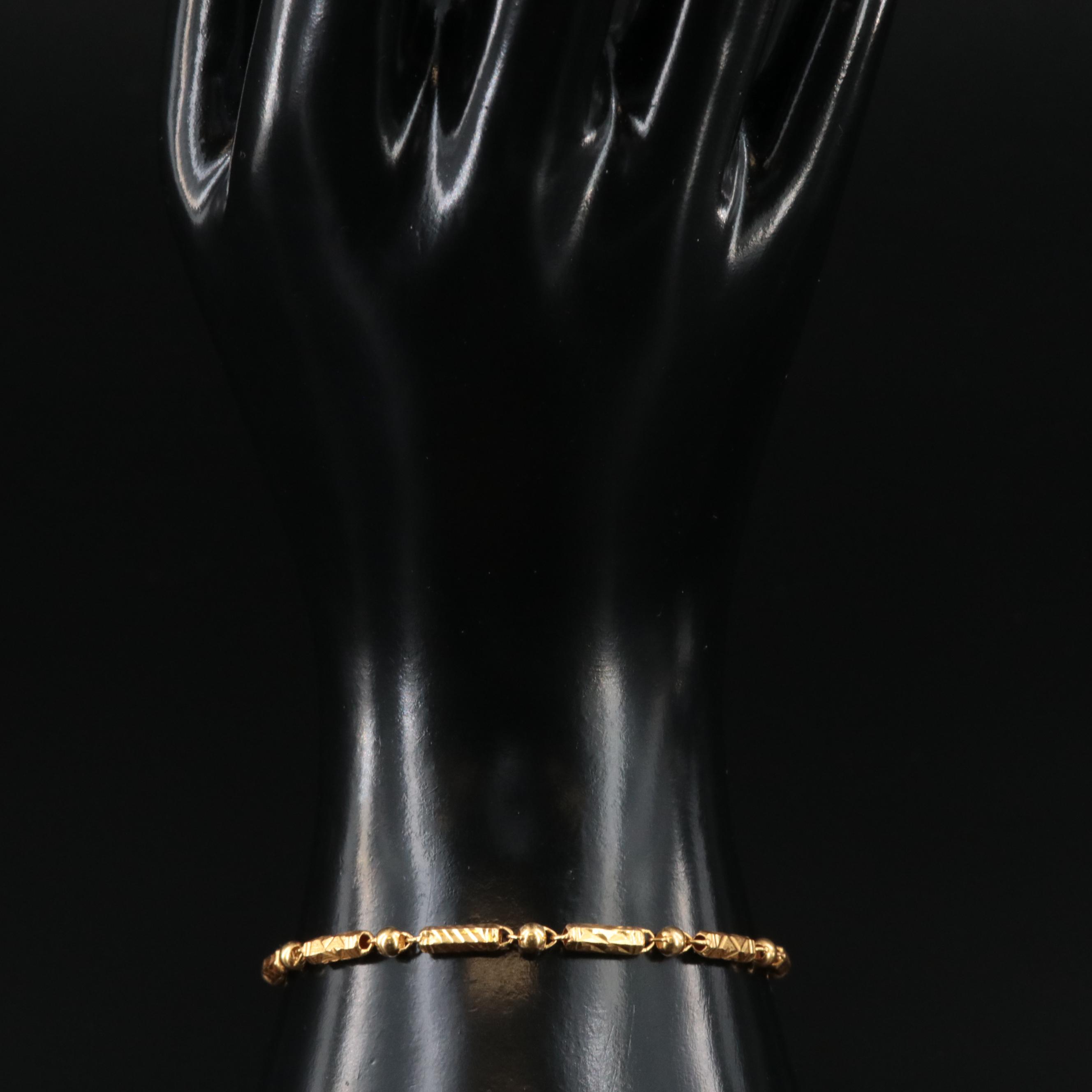 24K Baht Style Bracelet