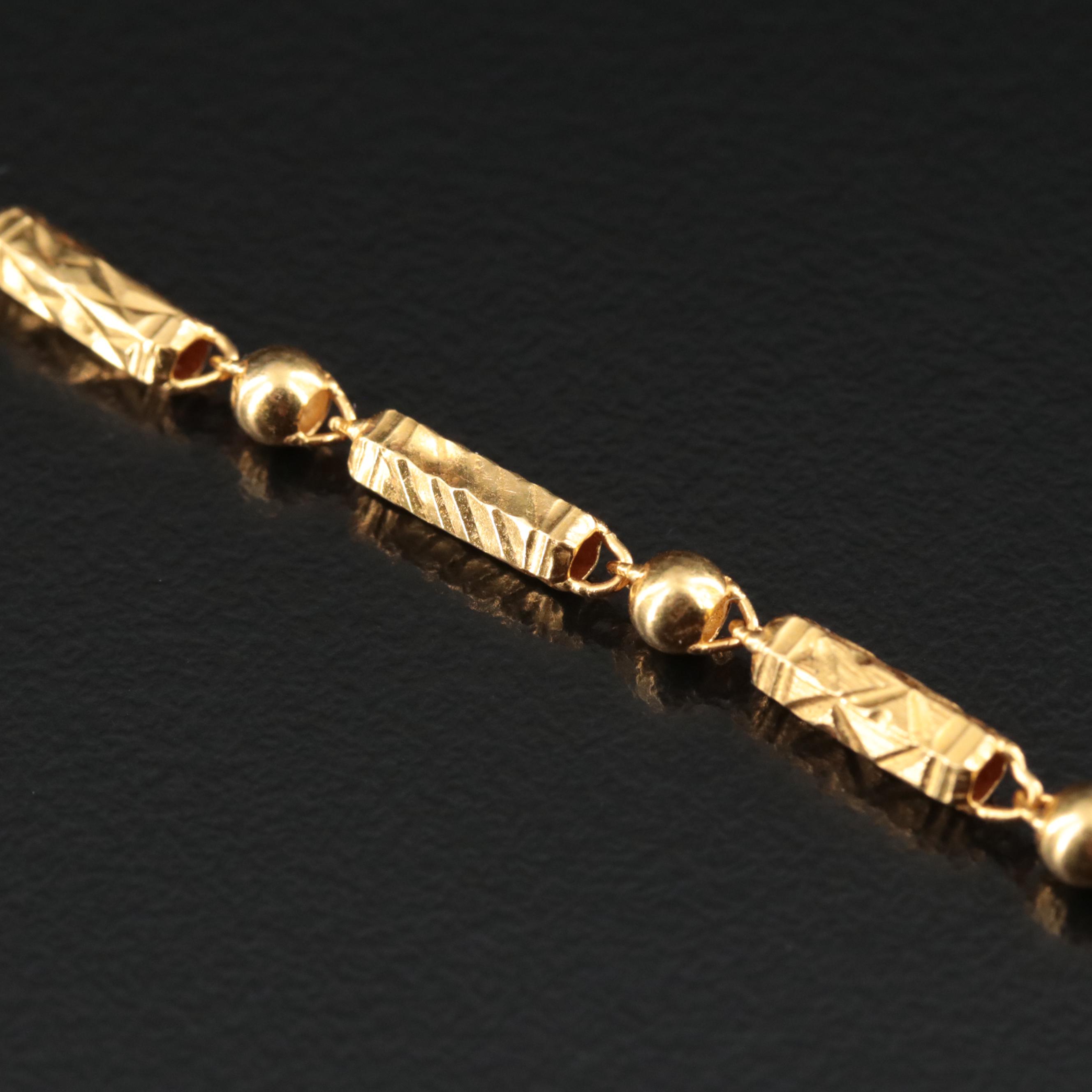 24K Baht Style Bracelet