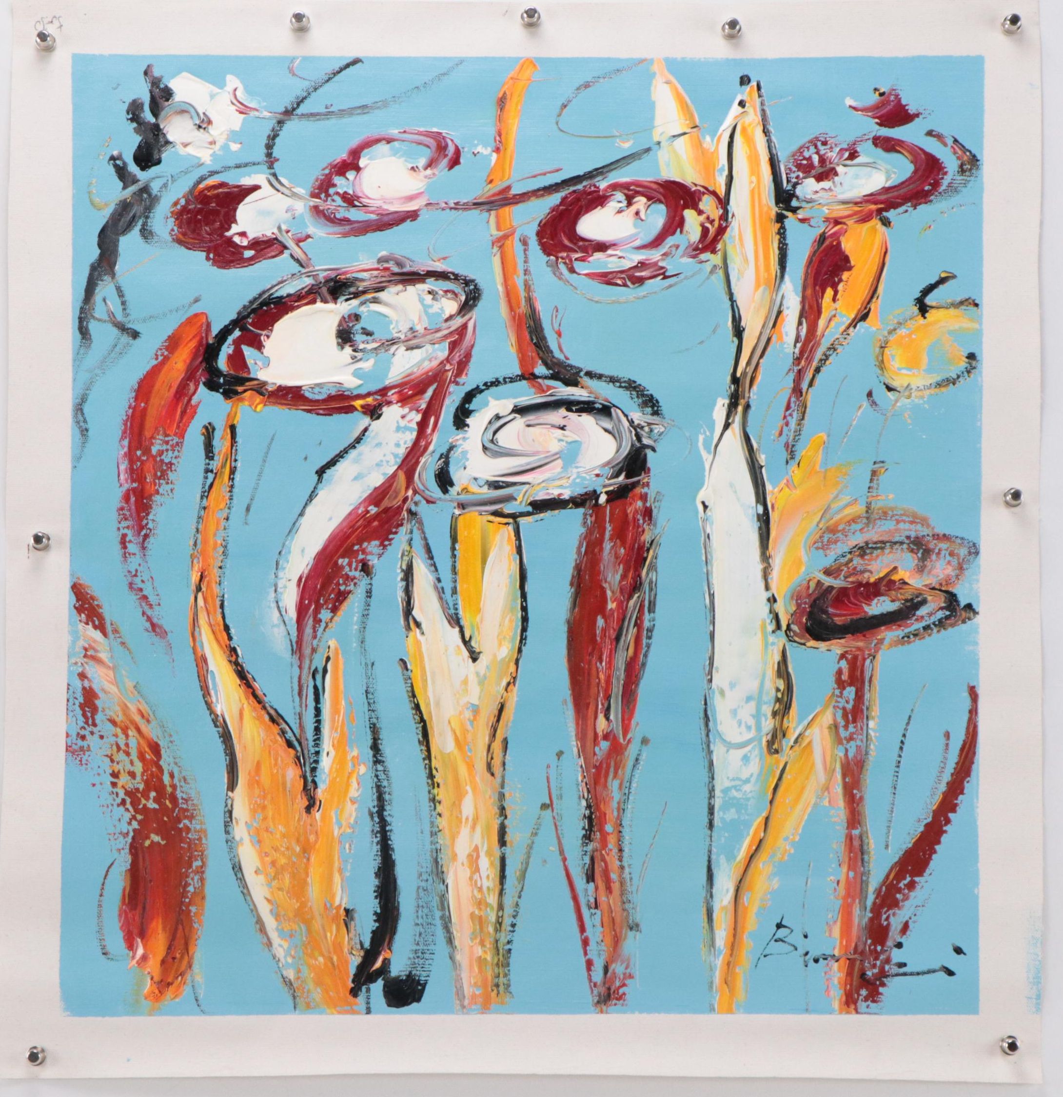 Bing Abstract Oil Painting, 21st Century