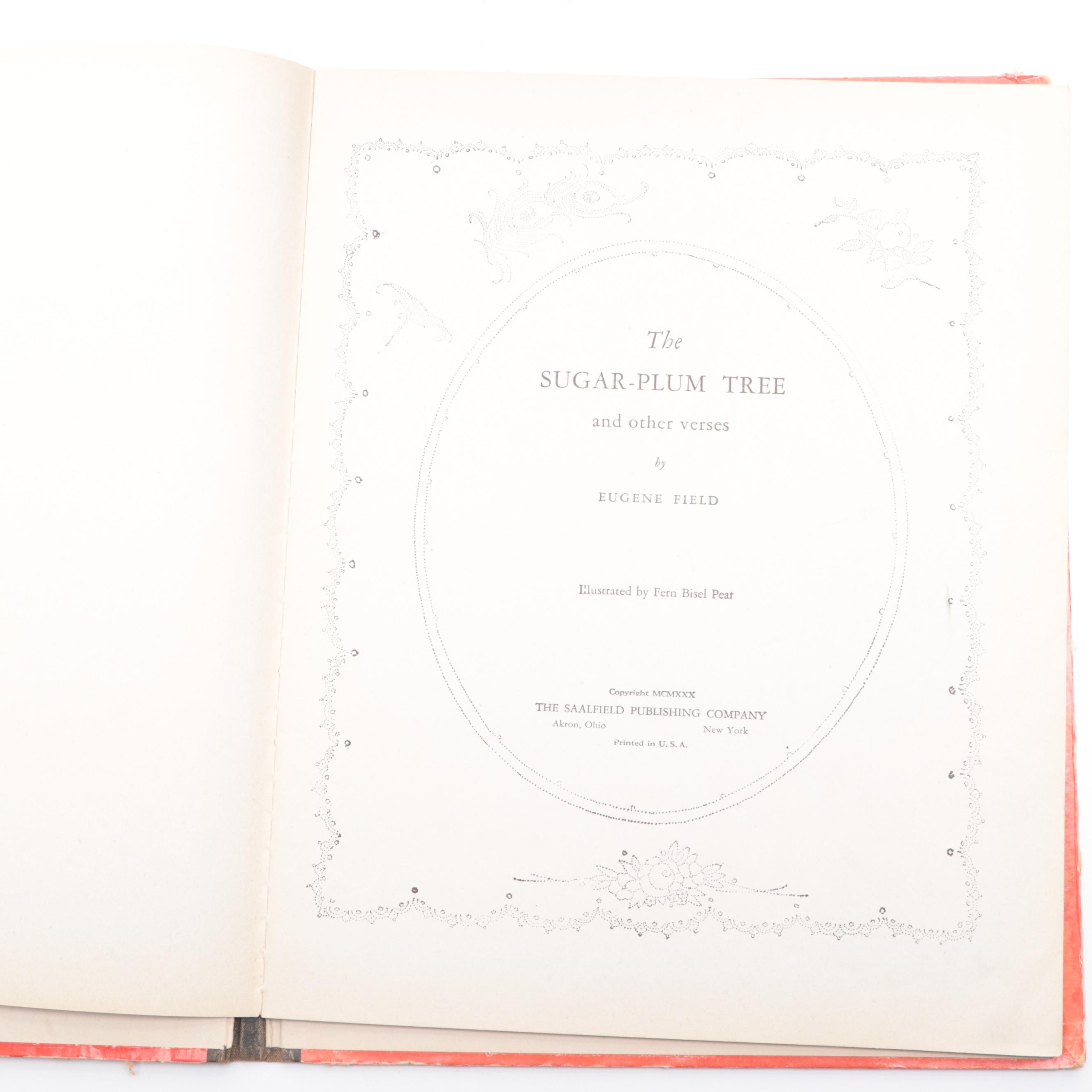 Illustrated "The Sugar-Plum Tree" by Eugene Field and More, Early to Mid-20th C.