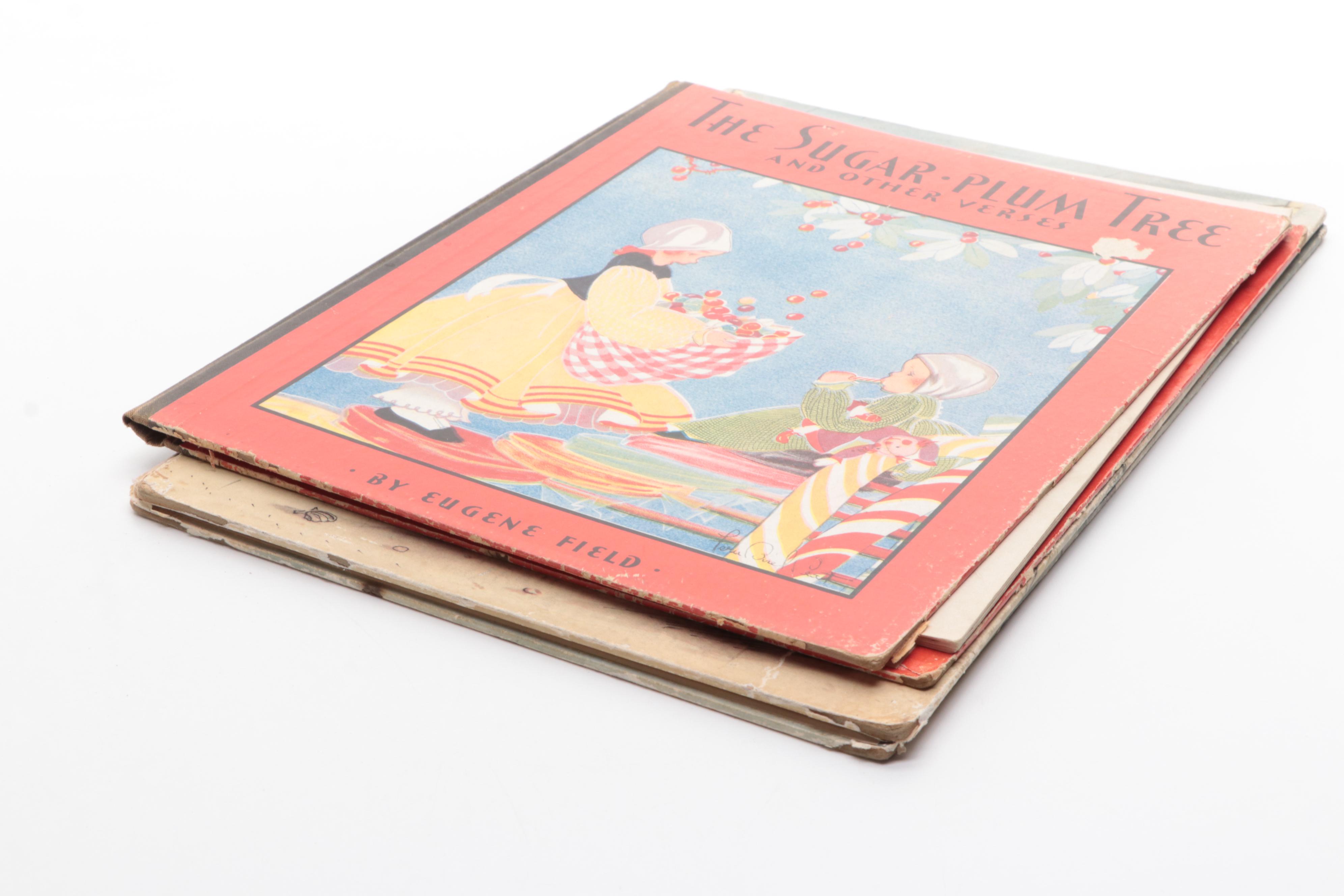 Illustrated "The Sugar-Plum Tree" by Eugene Field and More, Early to Mid-20th C.