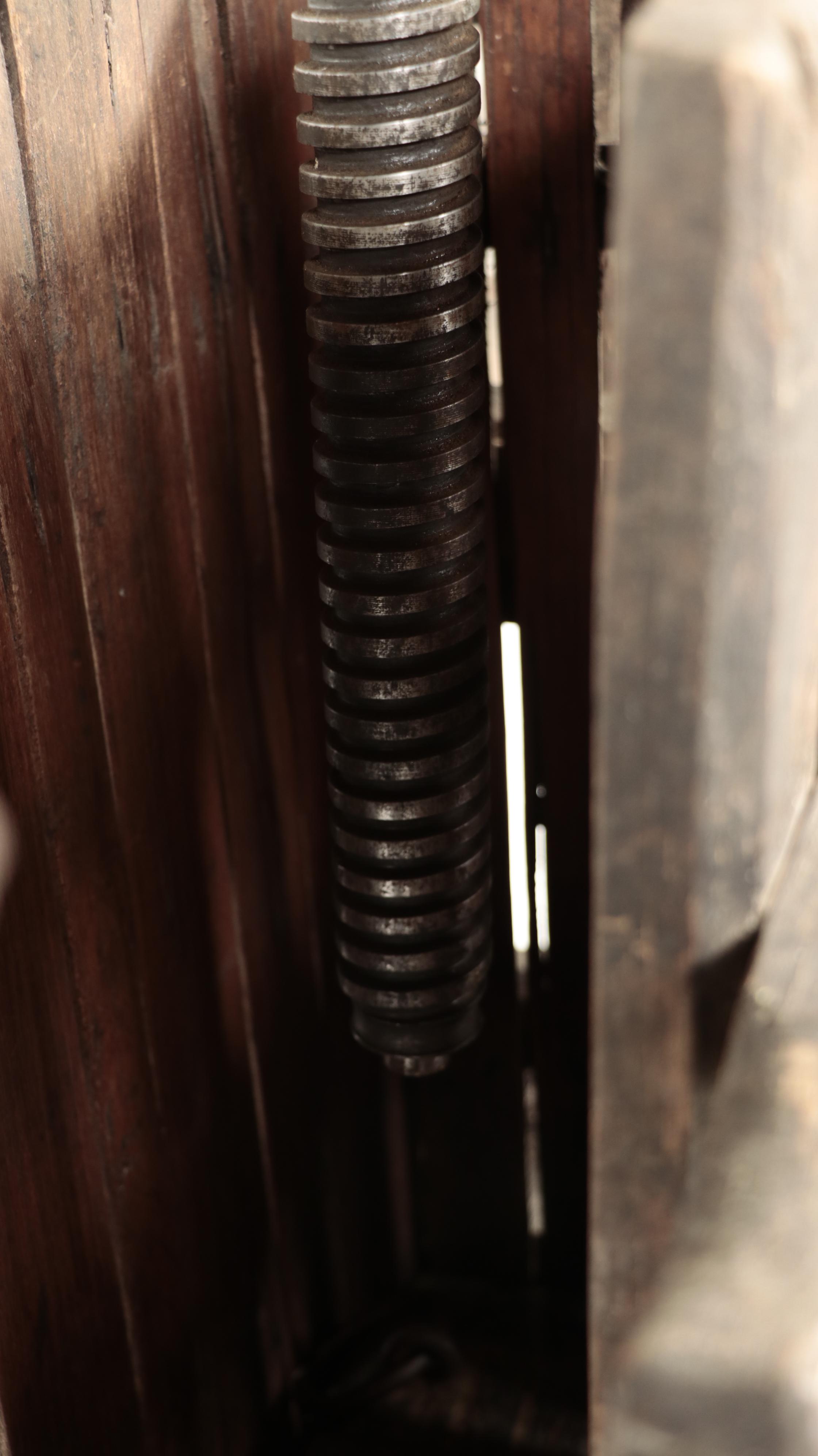 Hungarian Wood and Cast Iron Wine Press