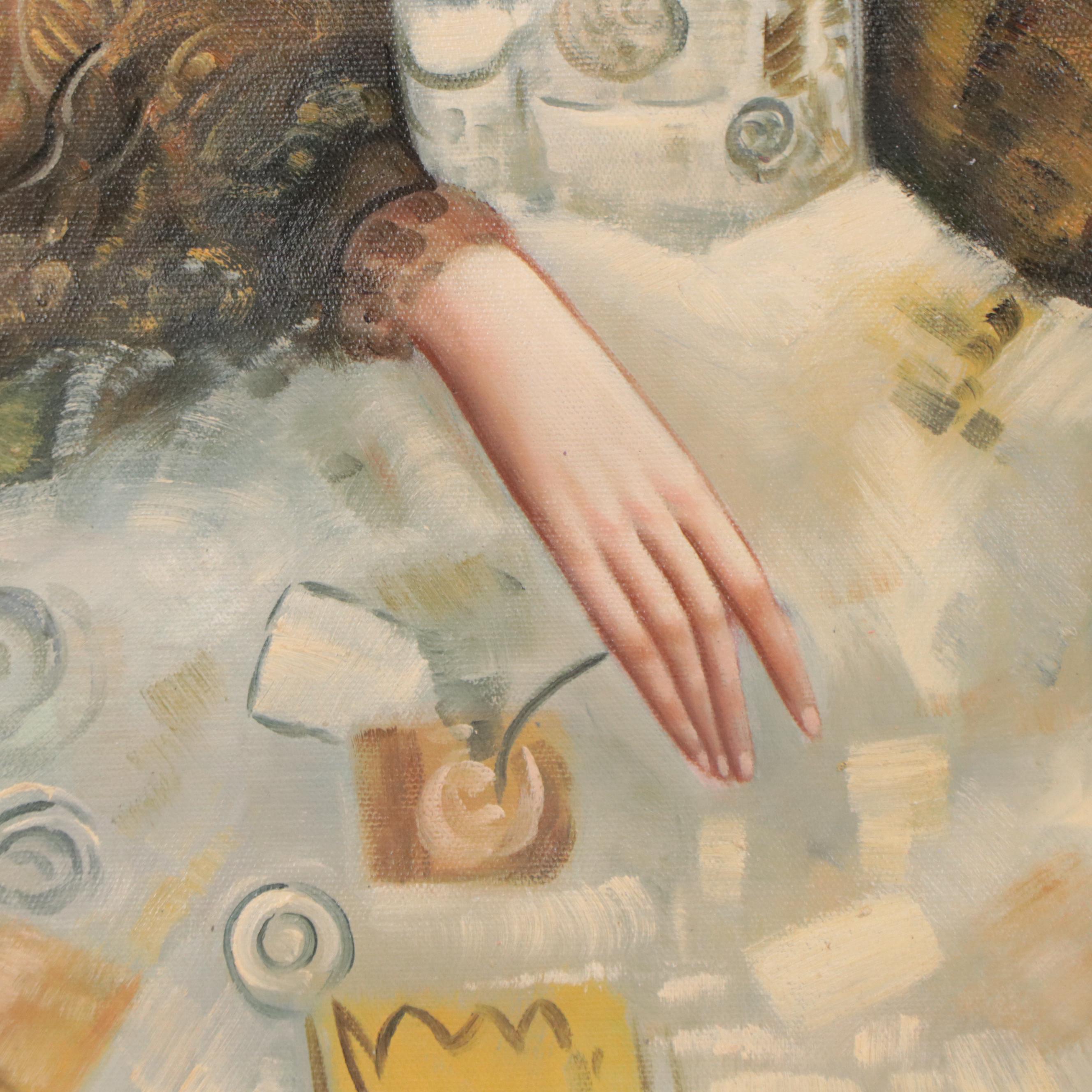 Amy Lin Portrait Oil Painting, 21st Century