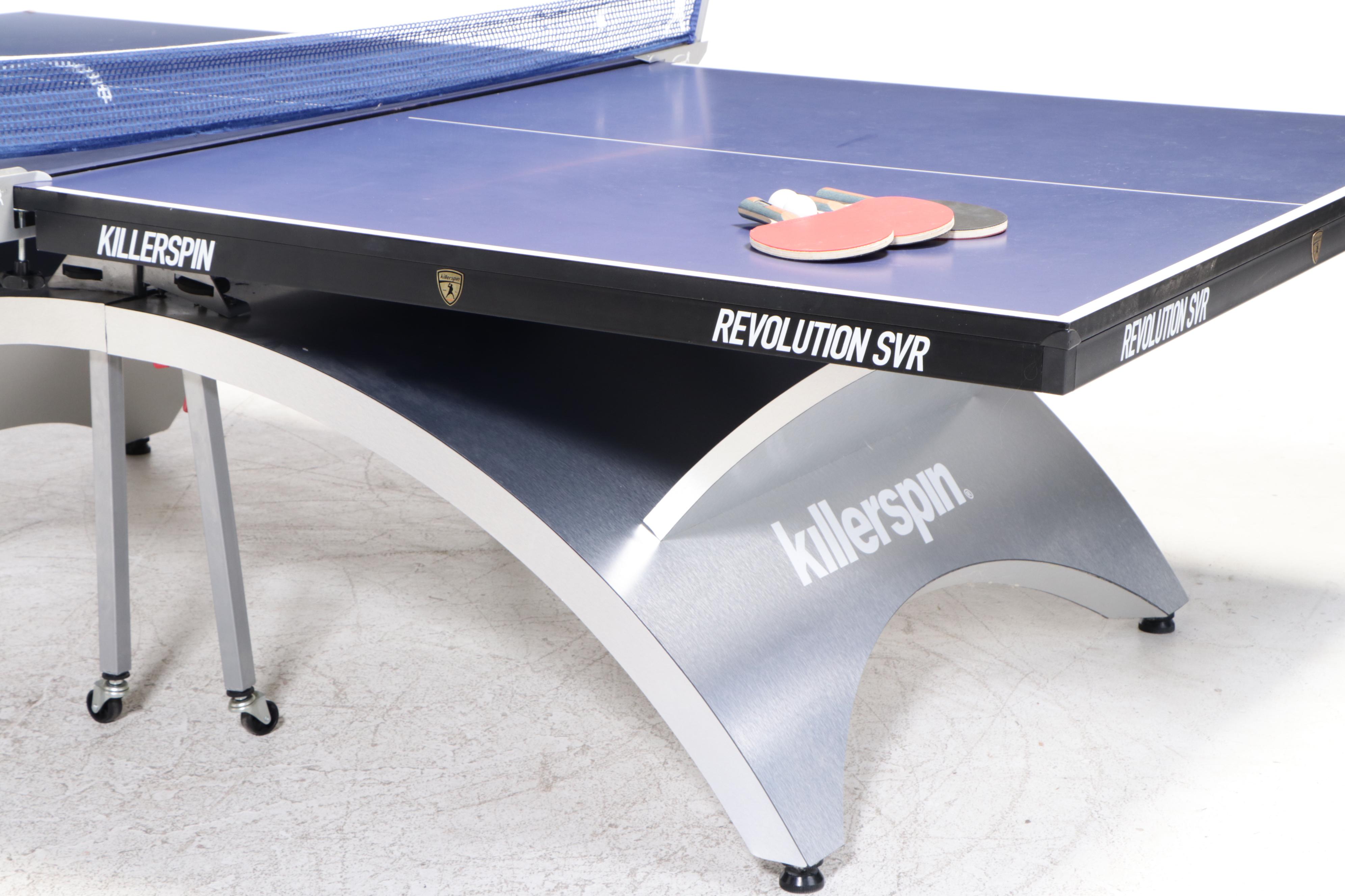 Killerspin Revolution SVR Ping-Pong Table With Net, Paddles And Balls ...