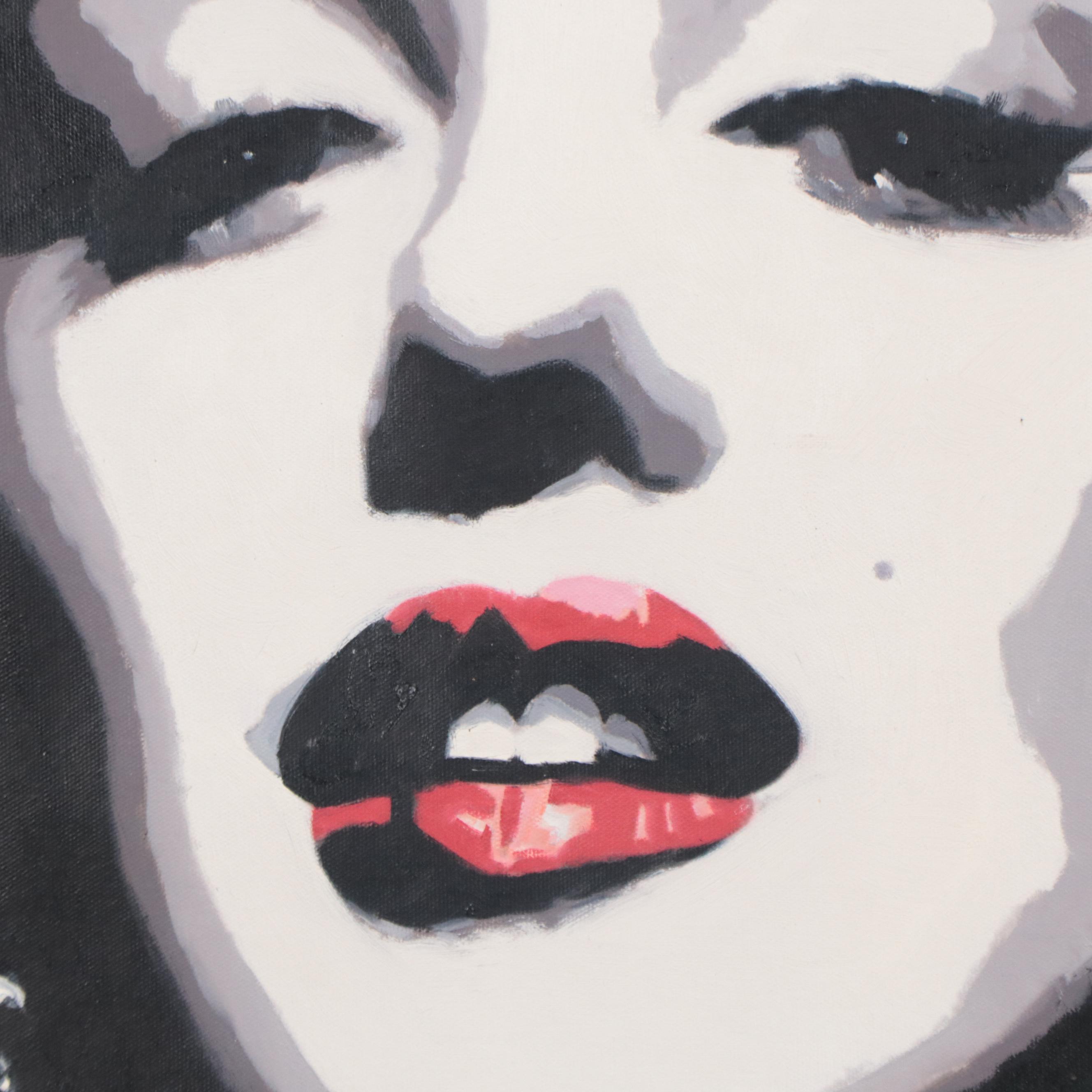 N. Ming Oil Painting of Marilyn Monroe, 21st Century
