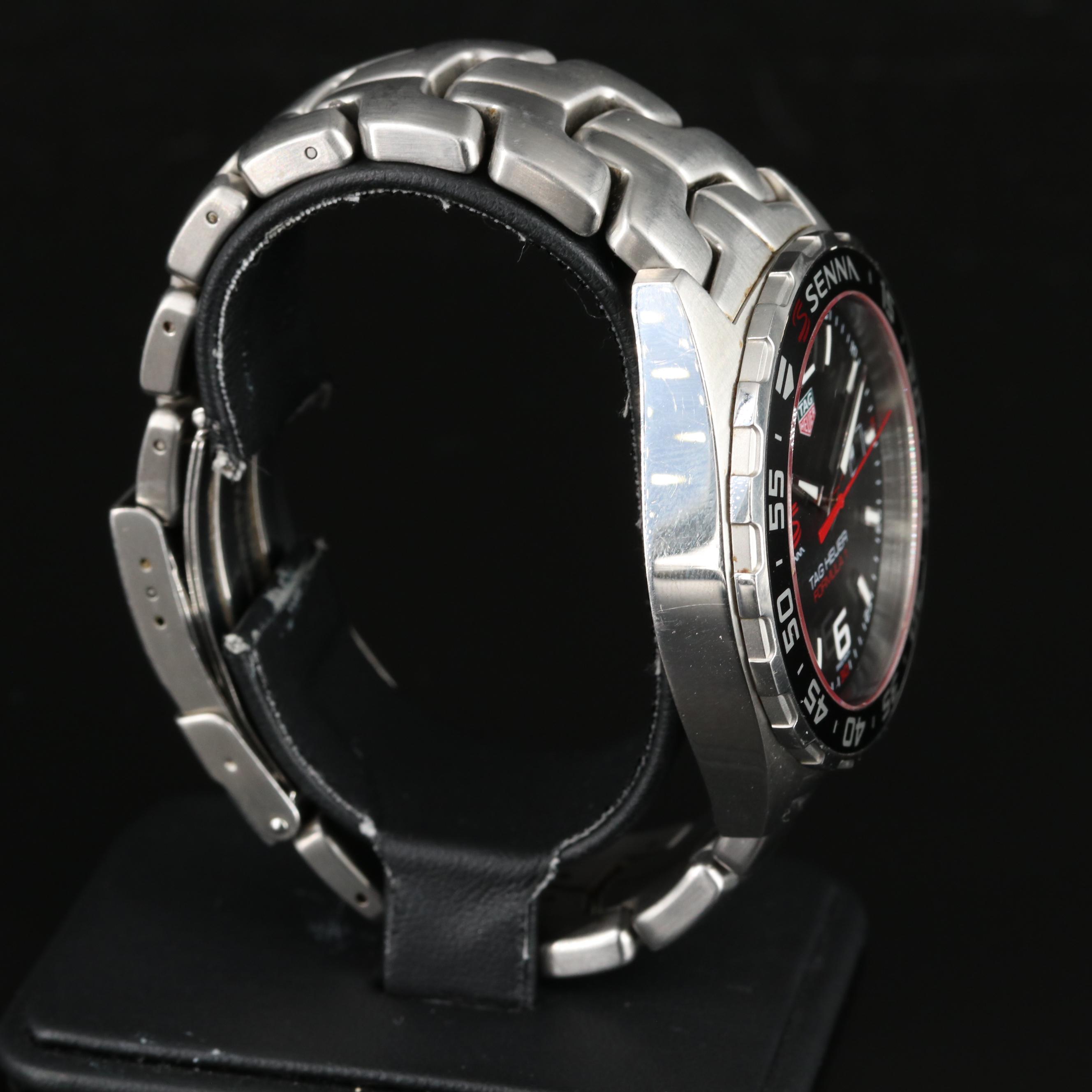 TAG Heuer Formula 1 Senna Special Edition 43MM Steel Quartz Watch