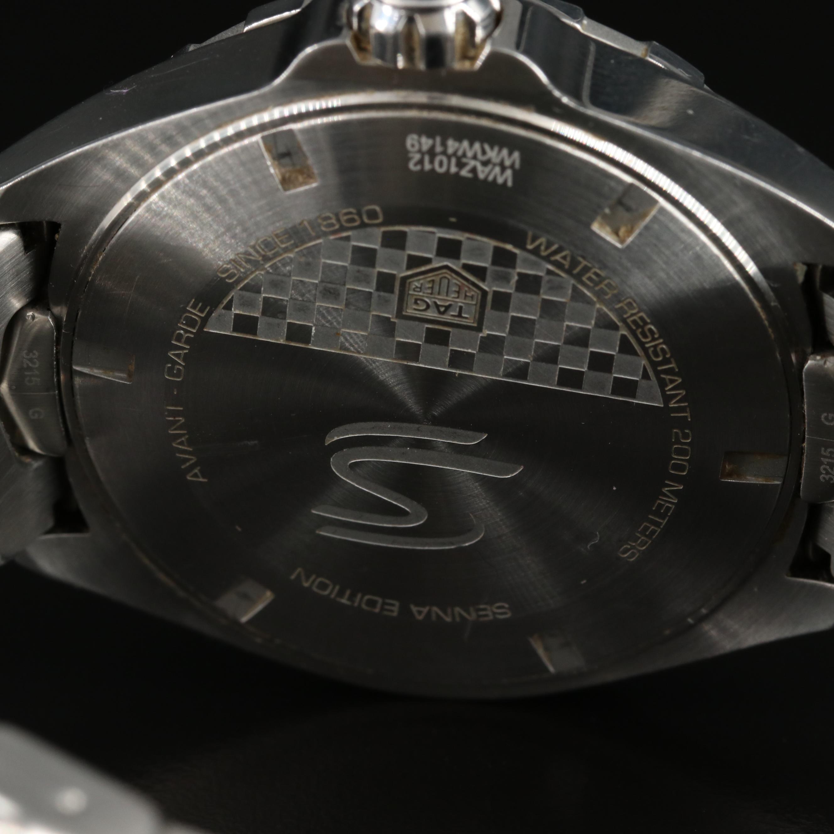 TAG Heuer Formula 1 Senna Special Edition 43MM Steel Quartz Watch