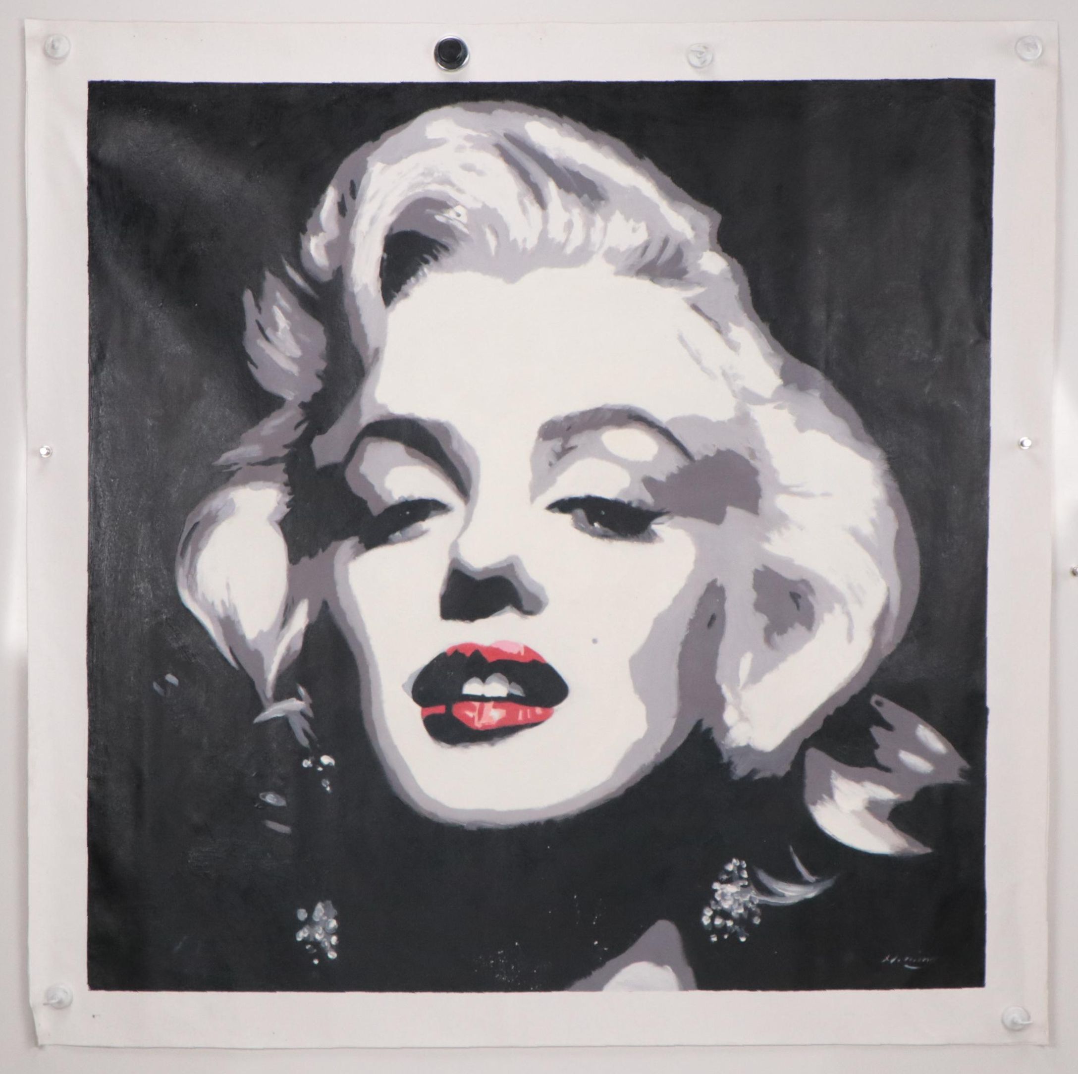 N. Ming Oil Painting of Marilyn Monroe, 21st Century