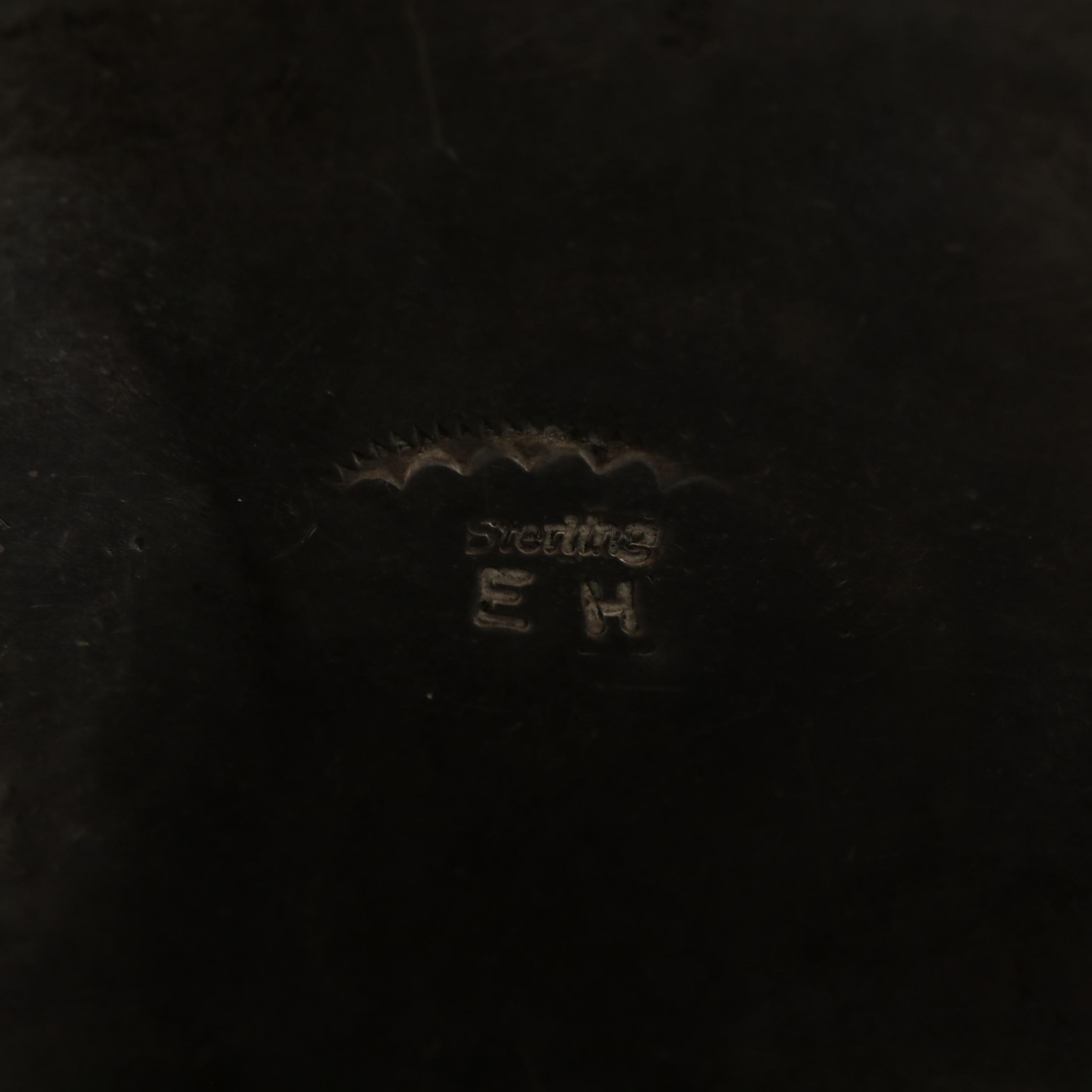 Signed Sterling Turquoise Cuff