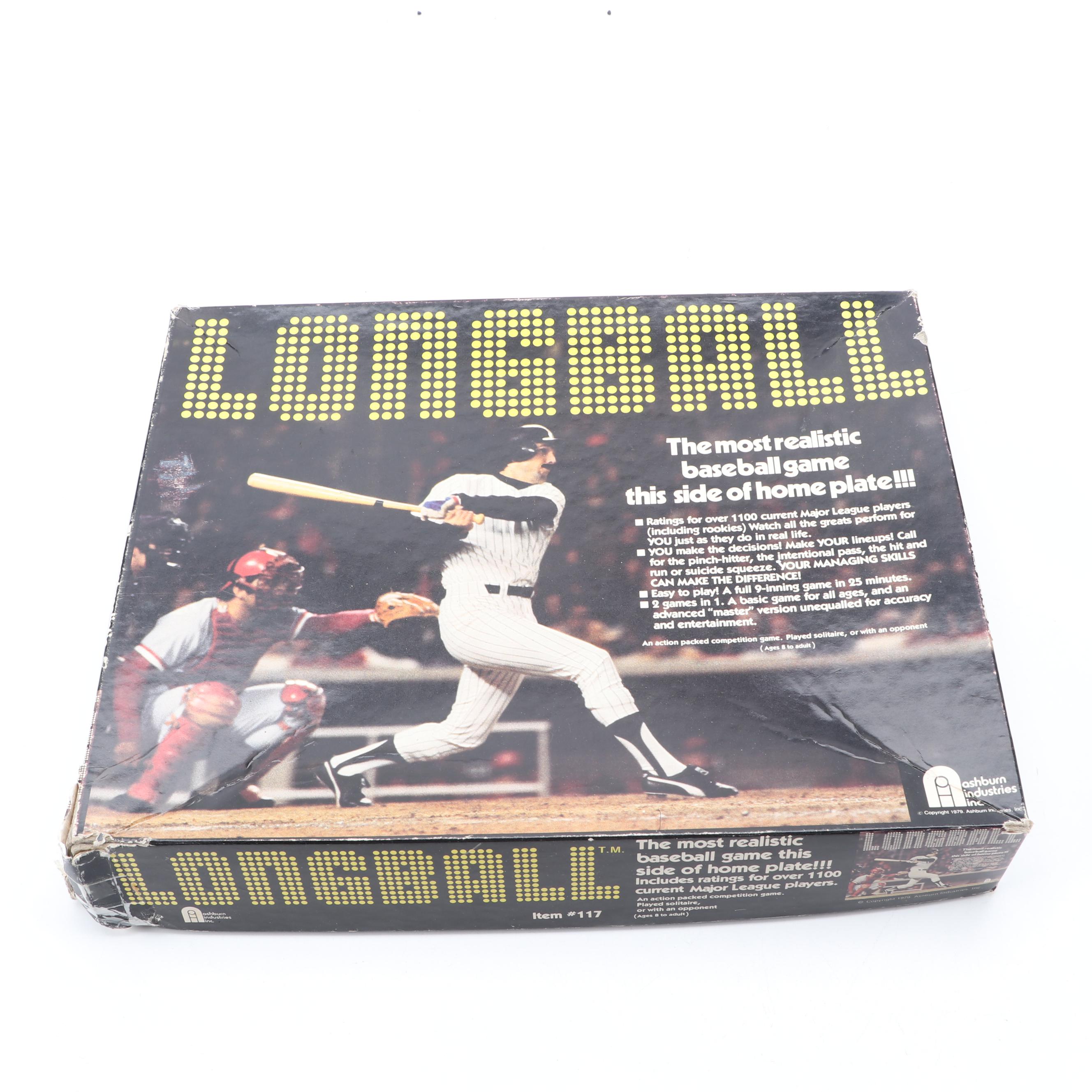 "Johnny Bench Electric Baseball Game" with "Q-Stick Cro-K", and "Longball"