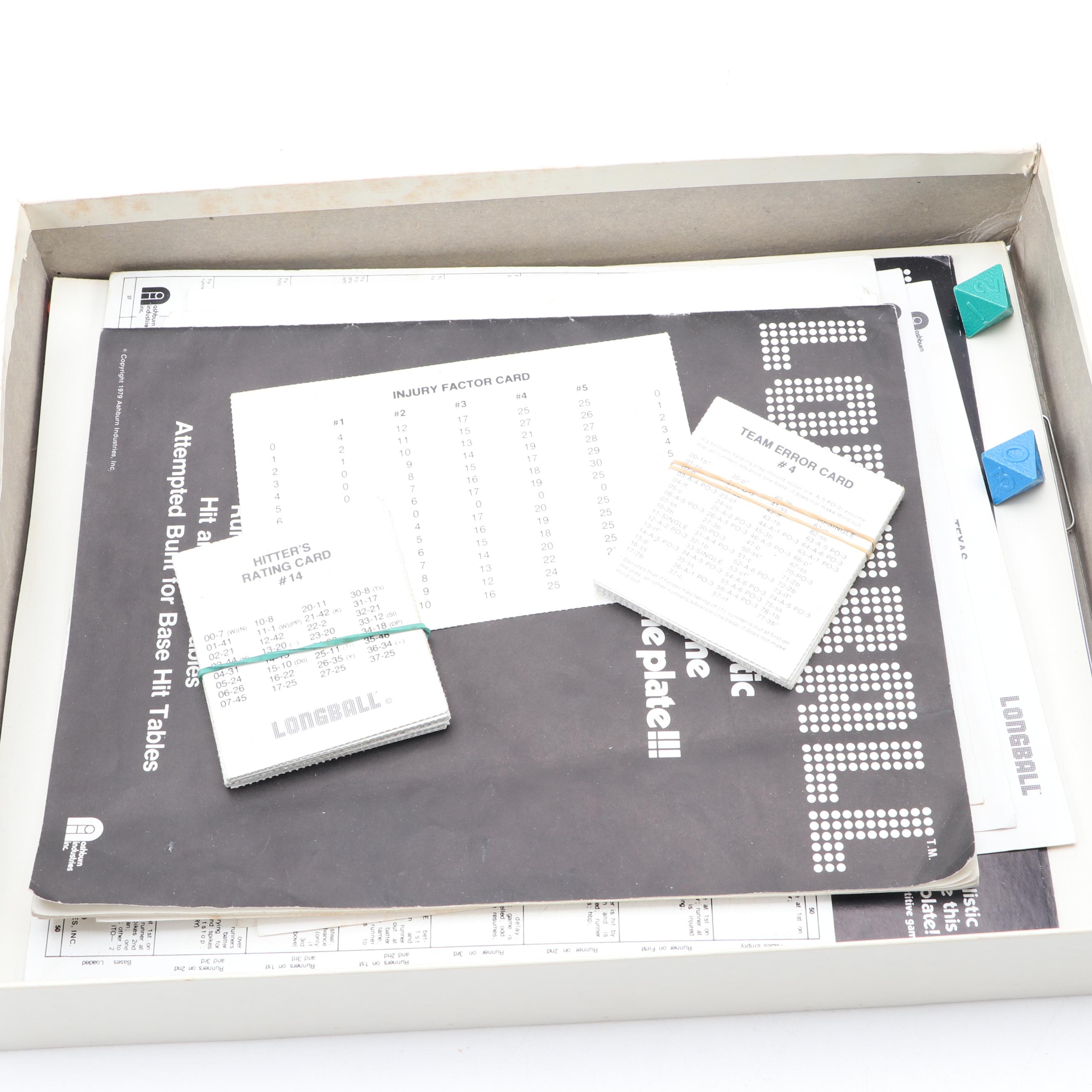 "Johnny Bench Electric Baseball Game" with "Q-Stick Cro-K", and "Longball"