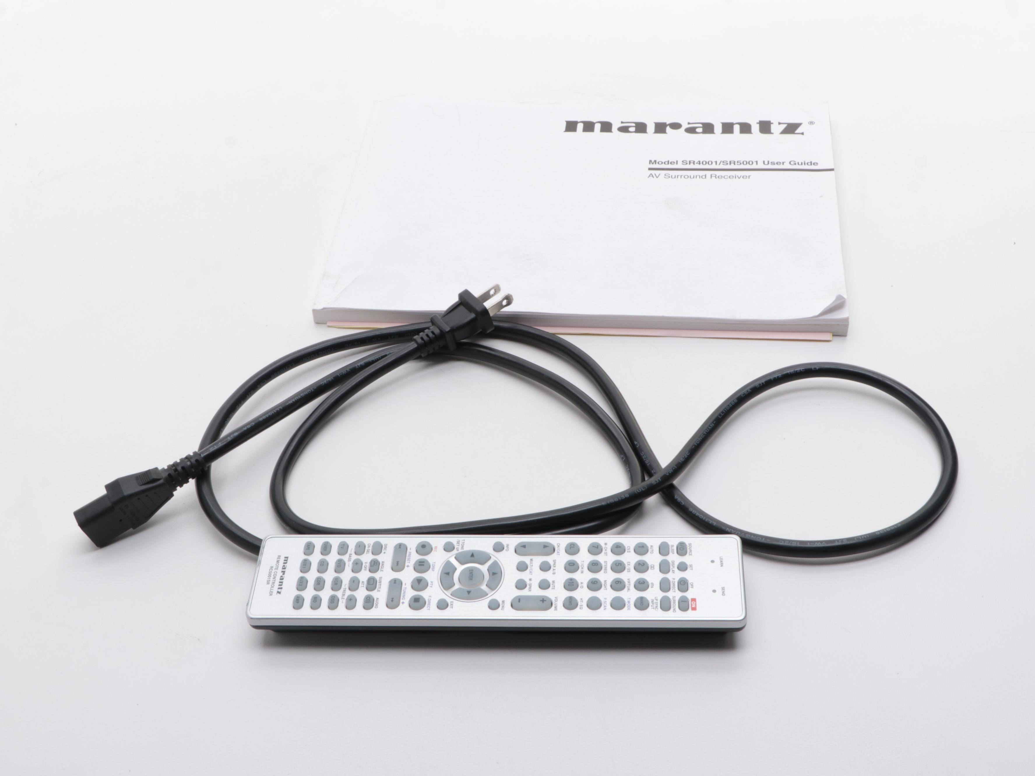 Marantz Audio Video Surround Sound Receiver With Remote