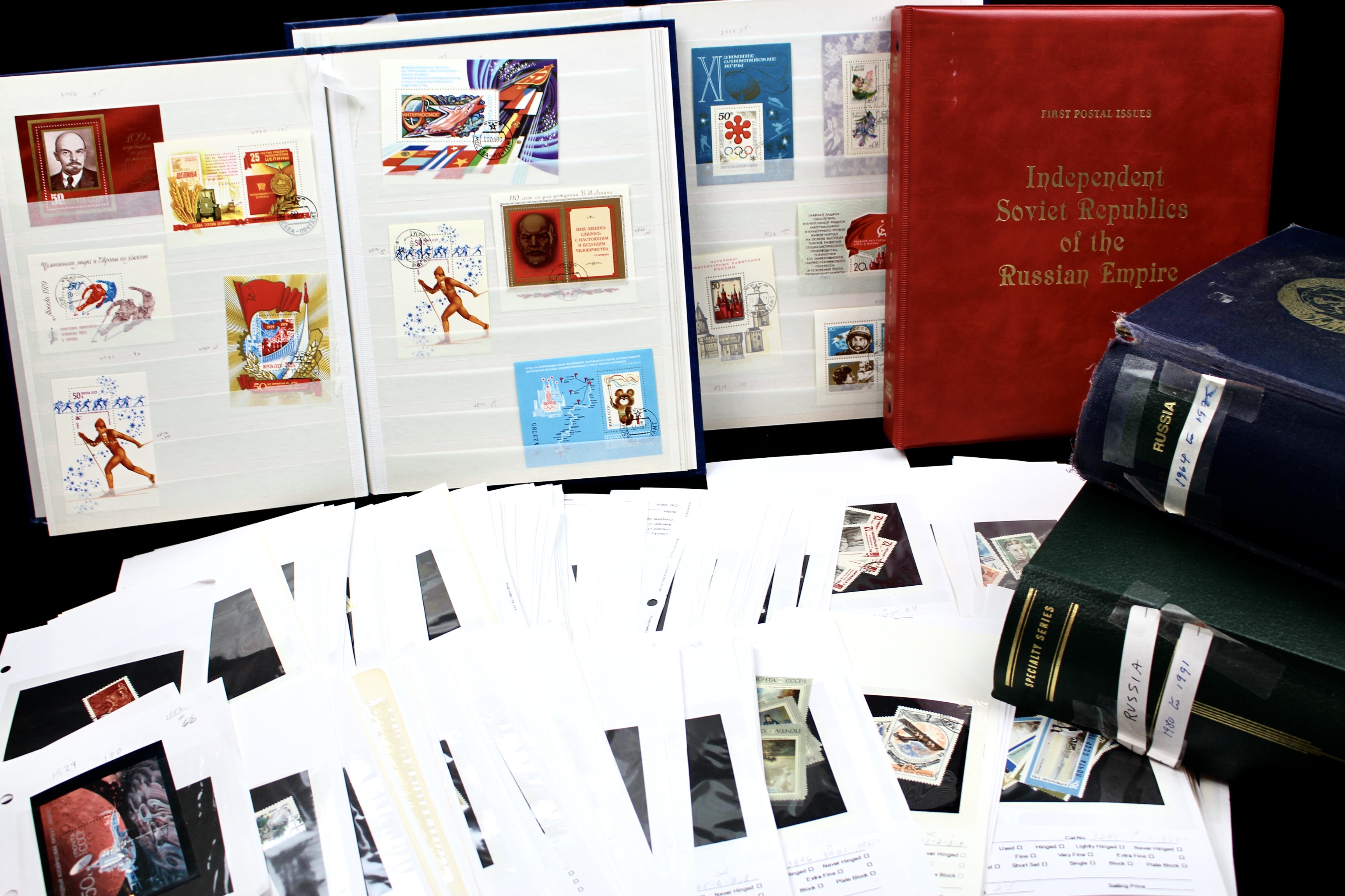 Huge Russian Postage Stamp Collection