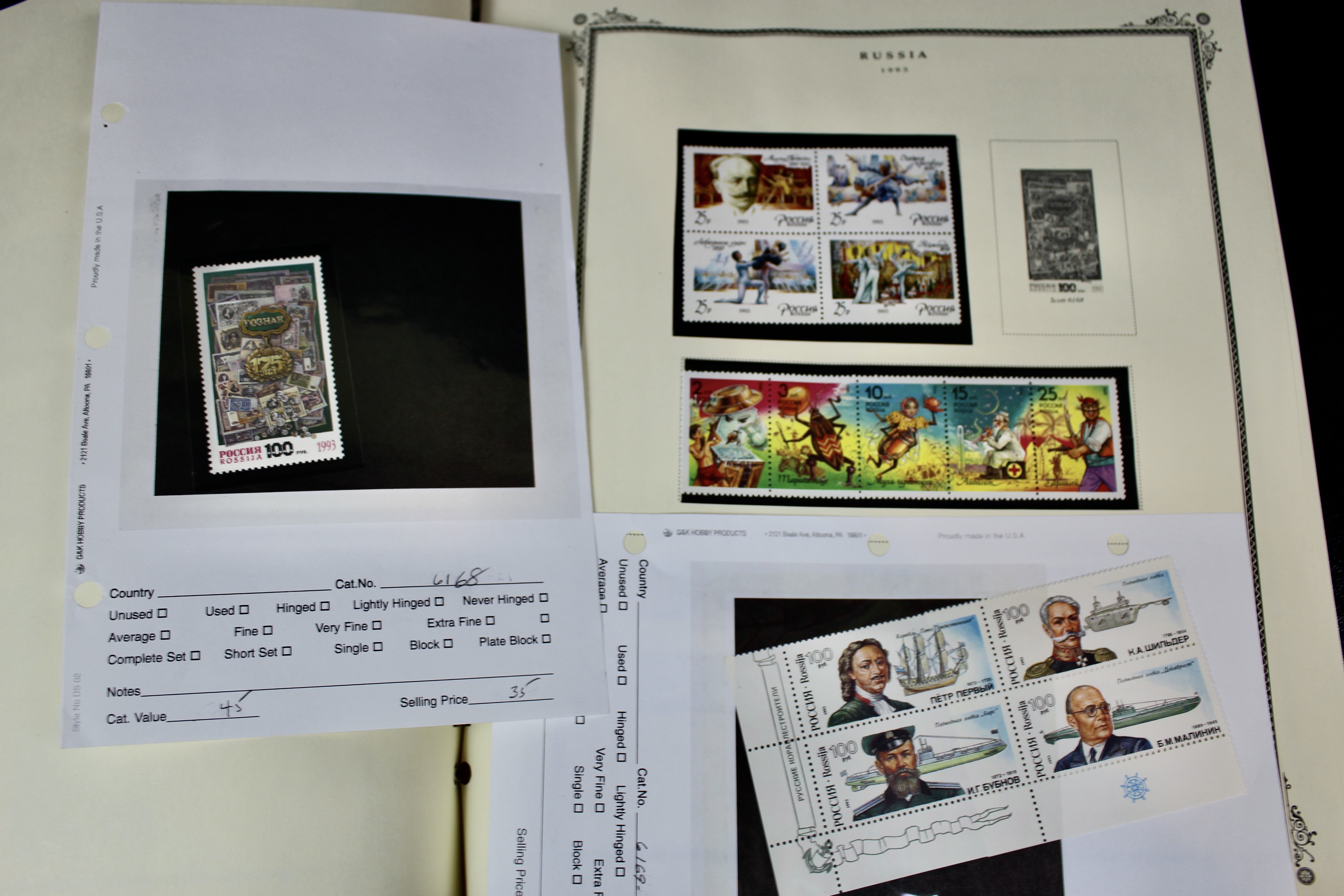 Huge Russian Postage Stamp Collection