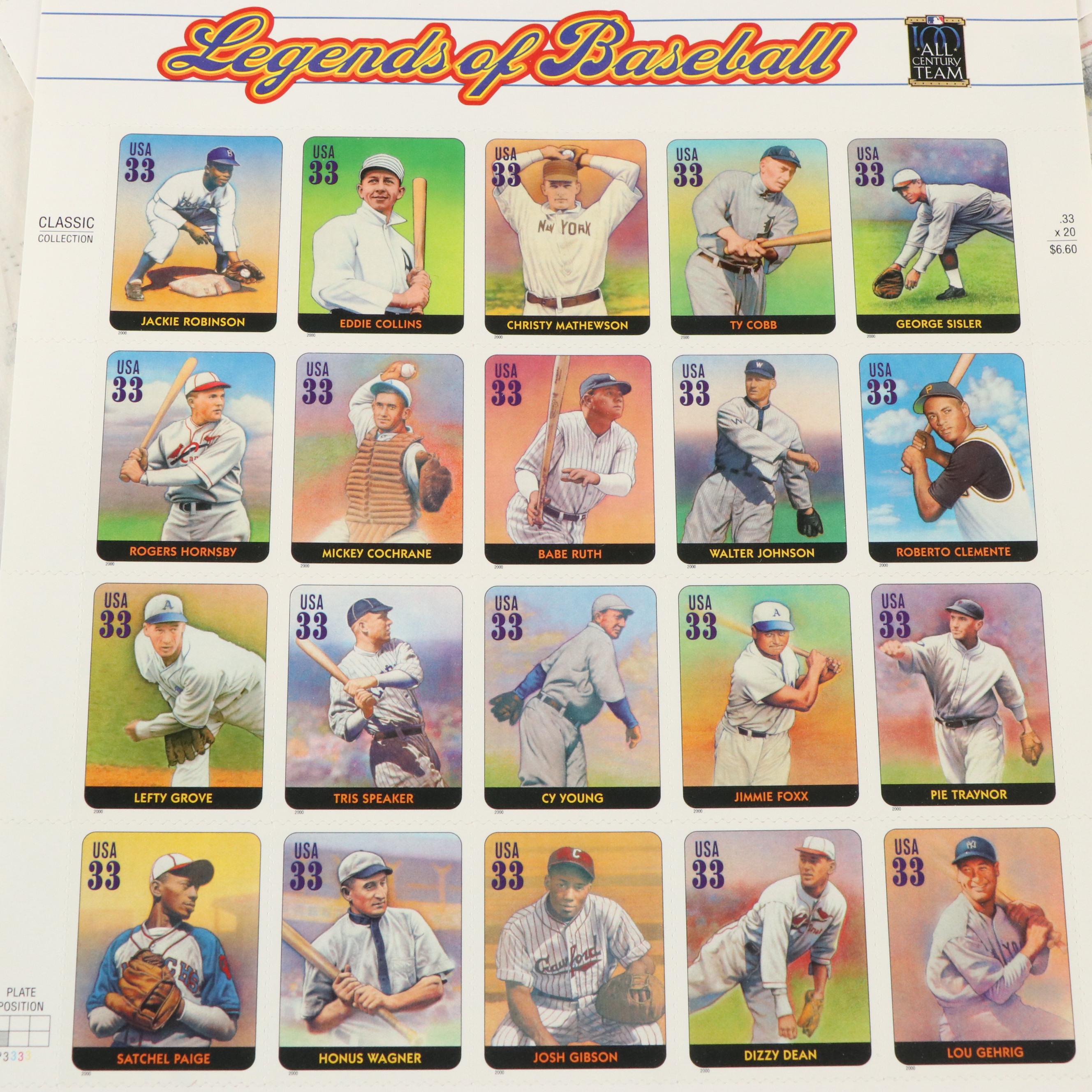 Large Assortment of Commemorative U.S. Postage Stamp Sheets