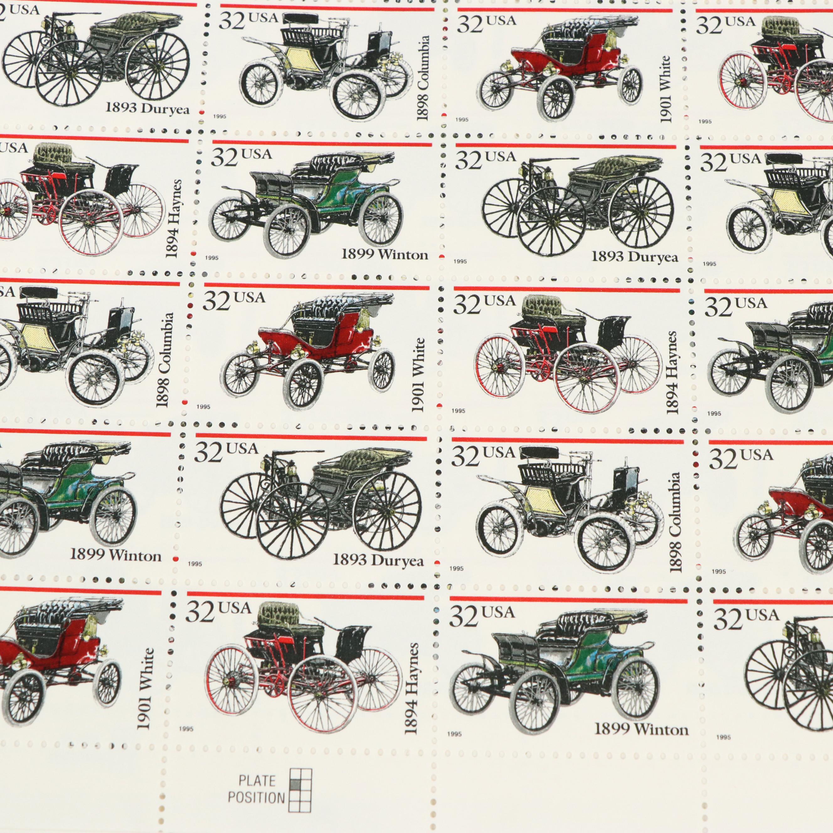 Large Assortment of Commemorative U.S. Postage Stamp Sheets