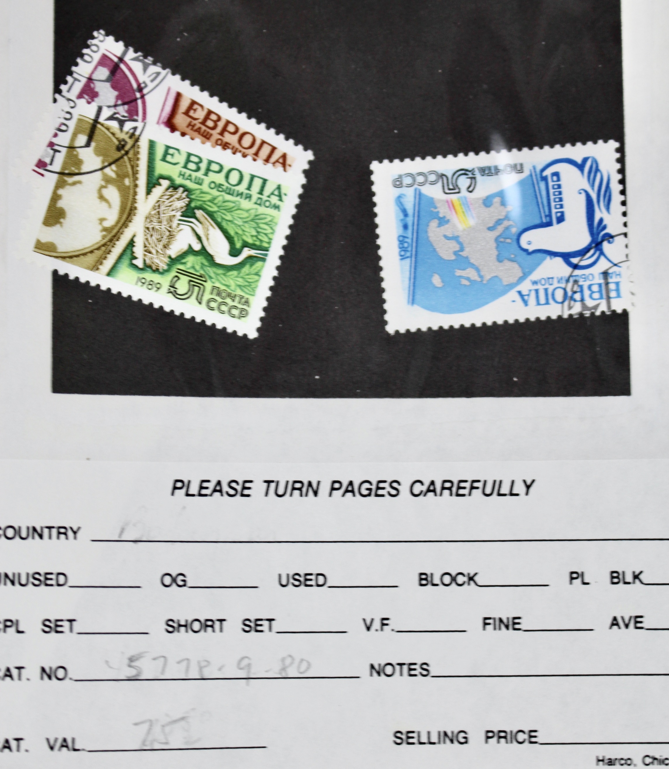 Huge Russian Postage Stamp Collection