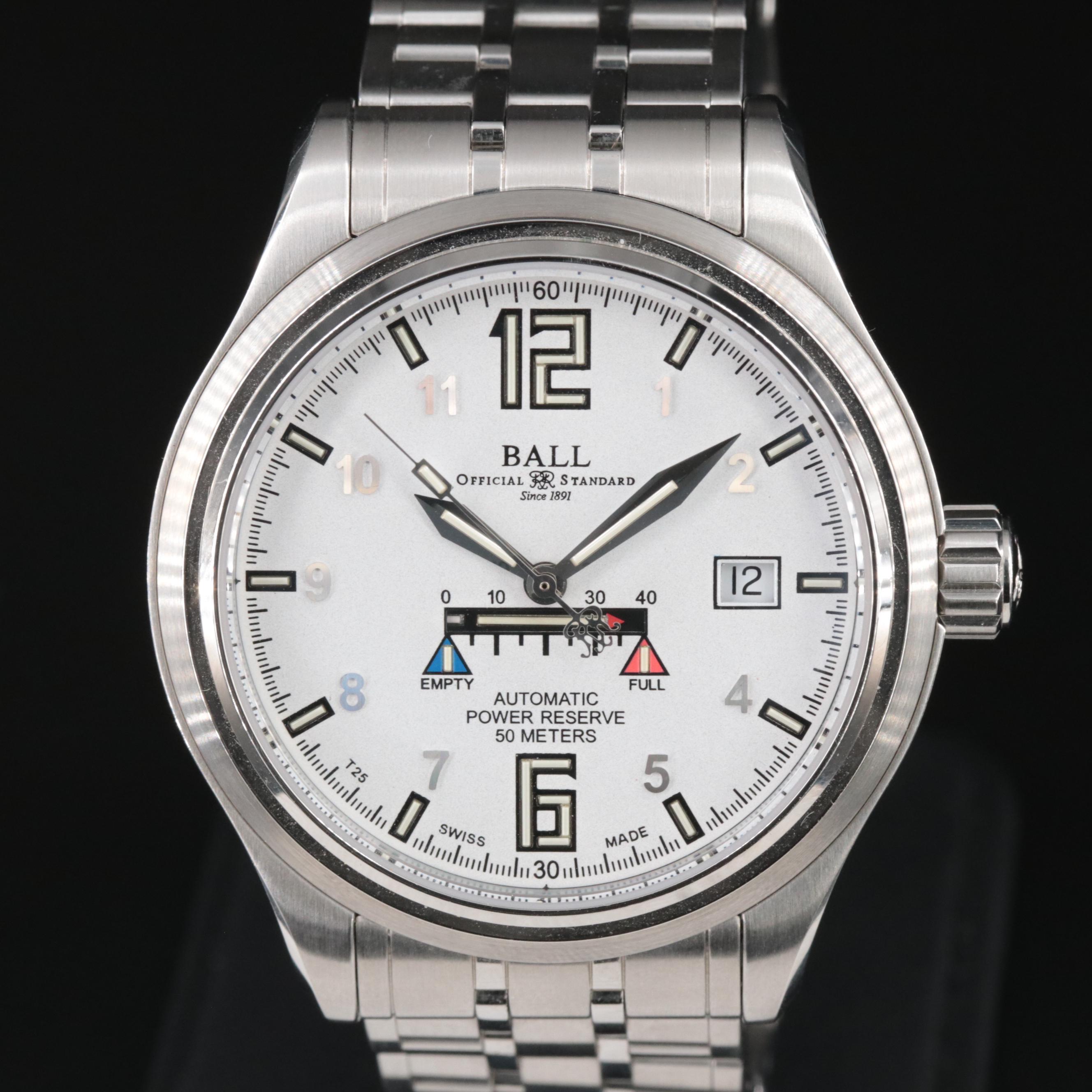 Ball Trainmaster Power Reserve Automatic Watch