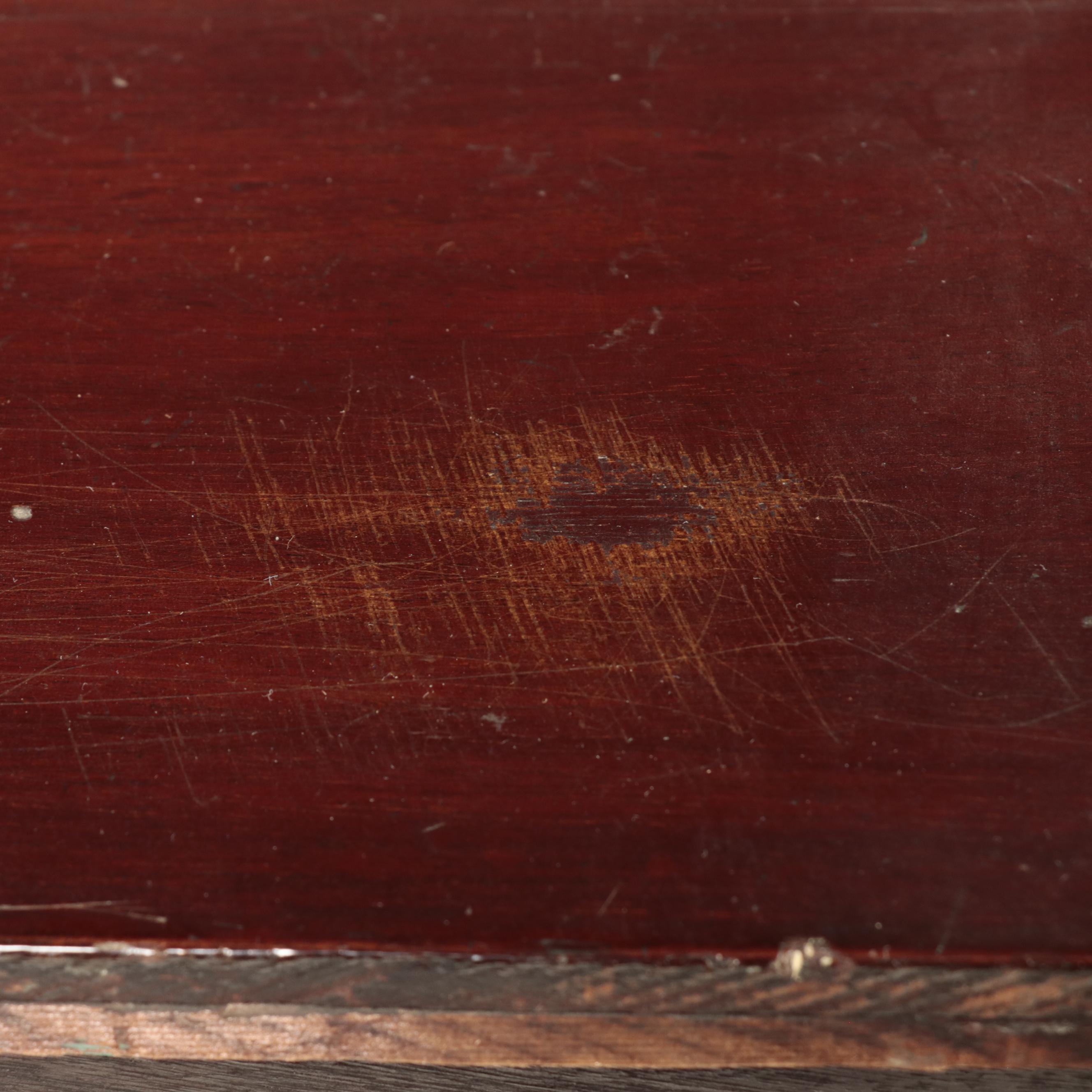 Chippendale Style Mahogany Slant-Front Desk, Early 20th Century