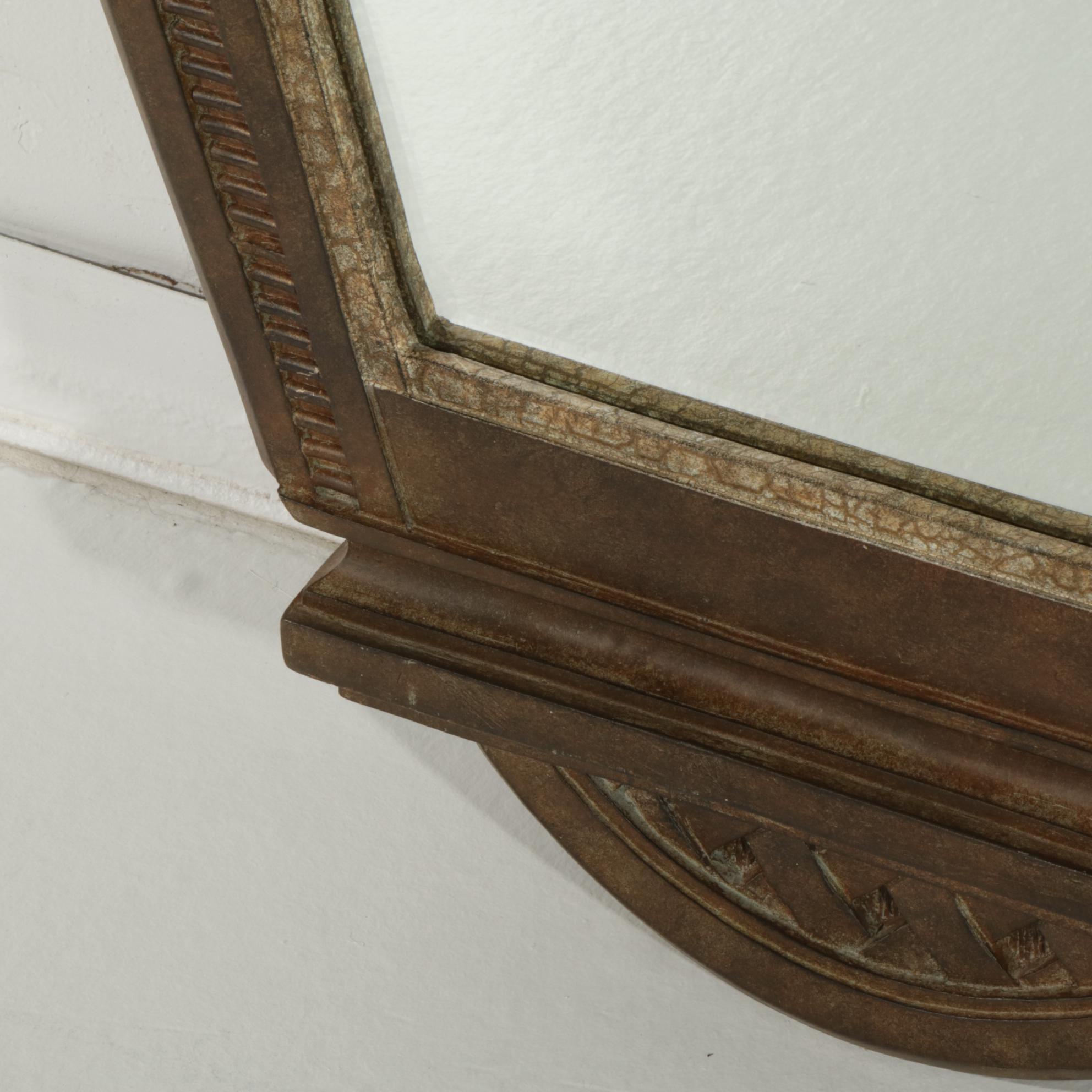 Ambience Medival Style Cast Composite Framed Wall Mirror