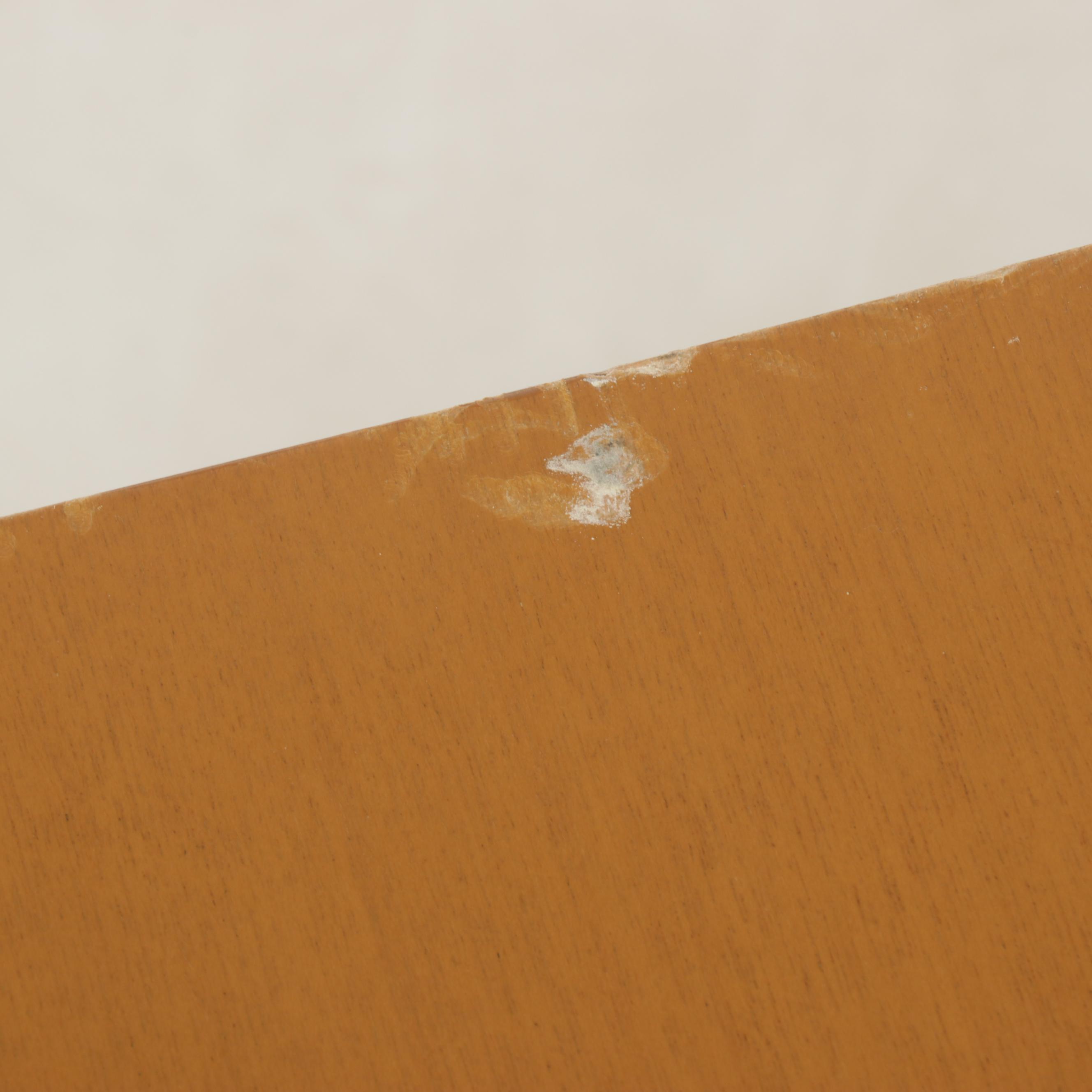 TH Robsjohn-Gibbings for Widdicomb Blondewood Drop Leaf Dining Table