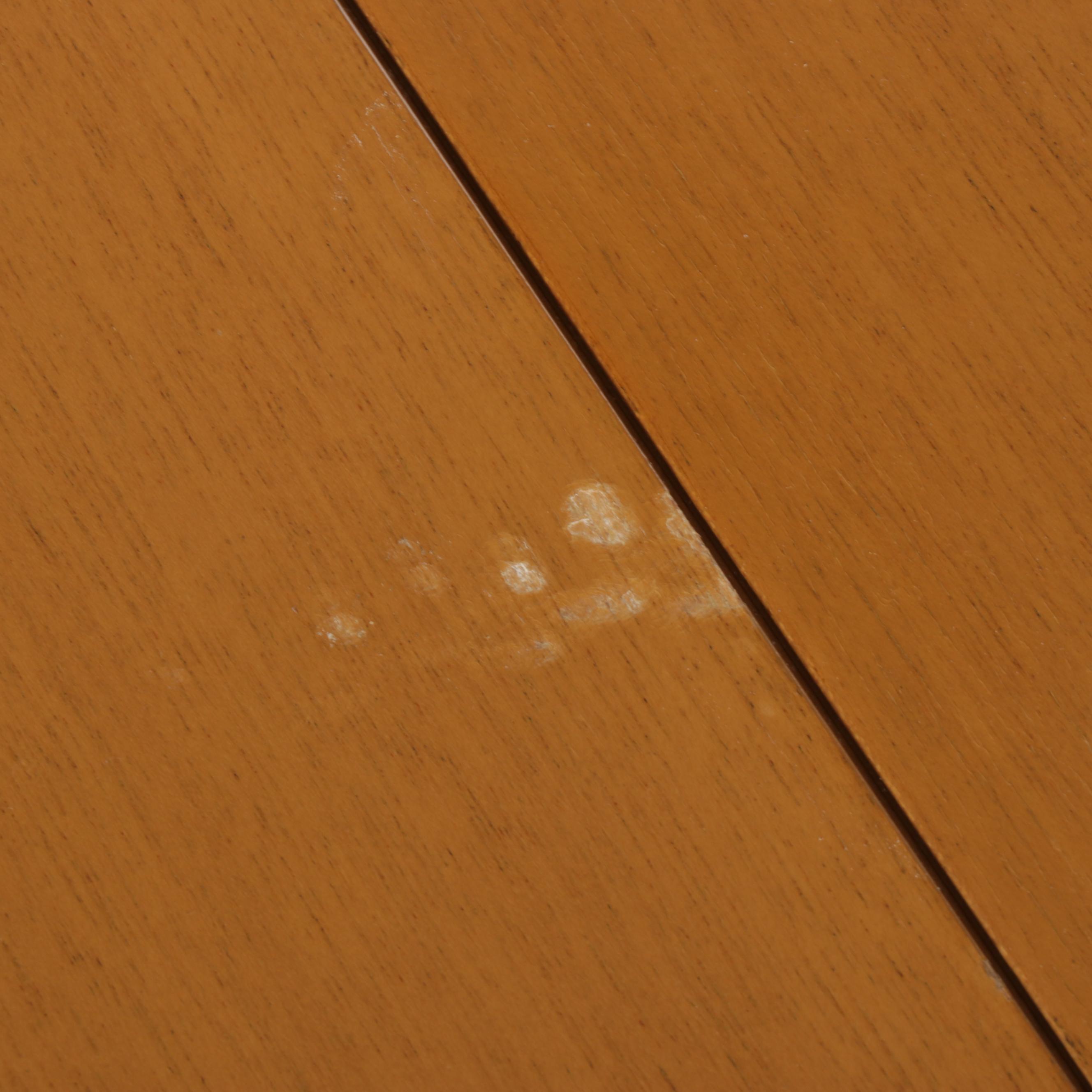 TH Robsjohn-Gibbings for Widdicomb Blondewood Drop Leaf Dining Table