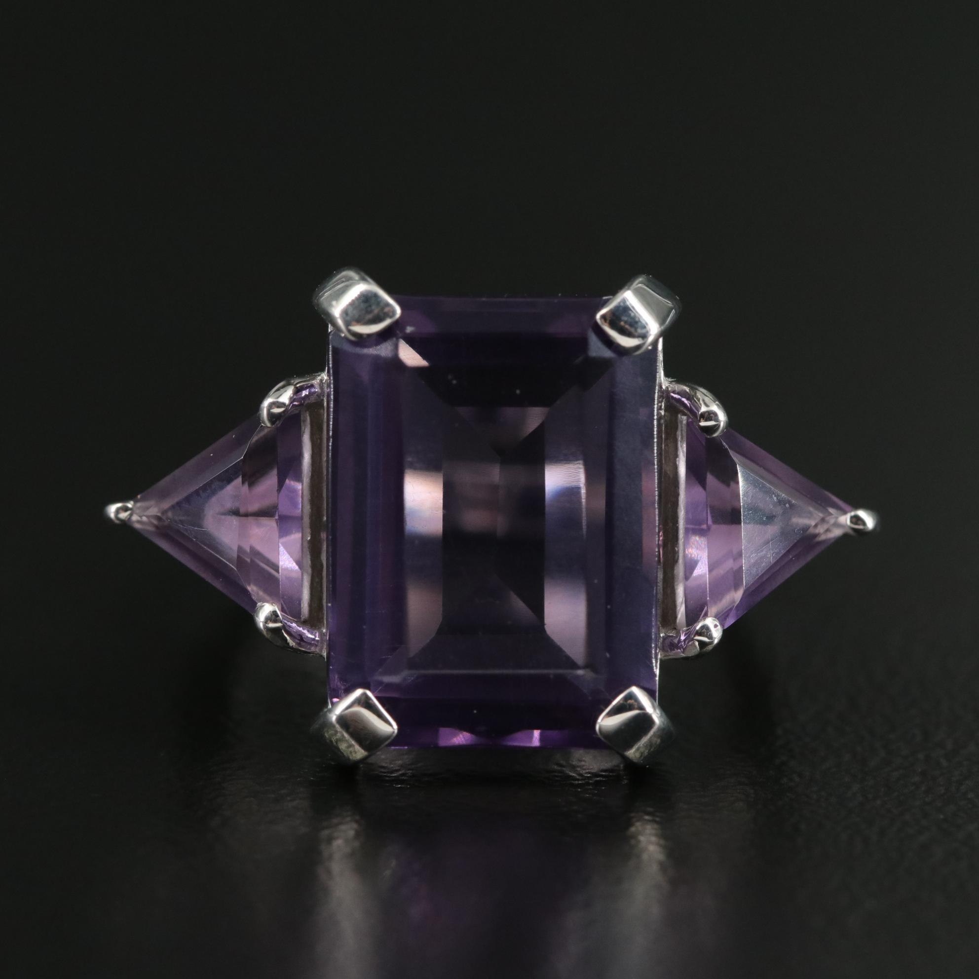 Sterling Amethyst Ring