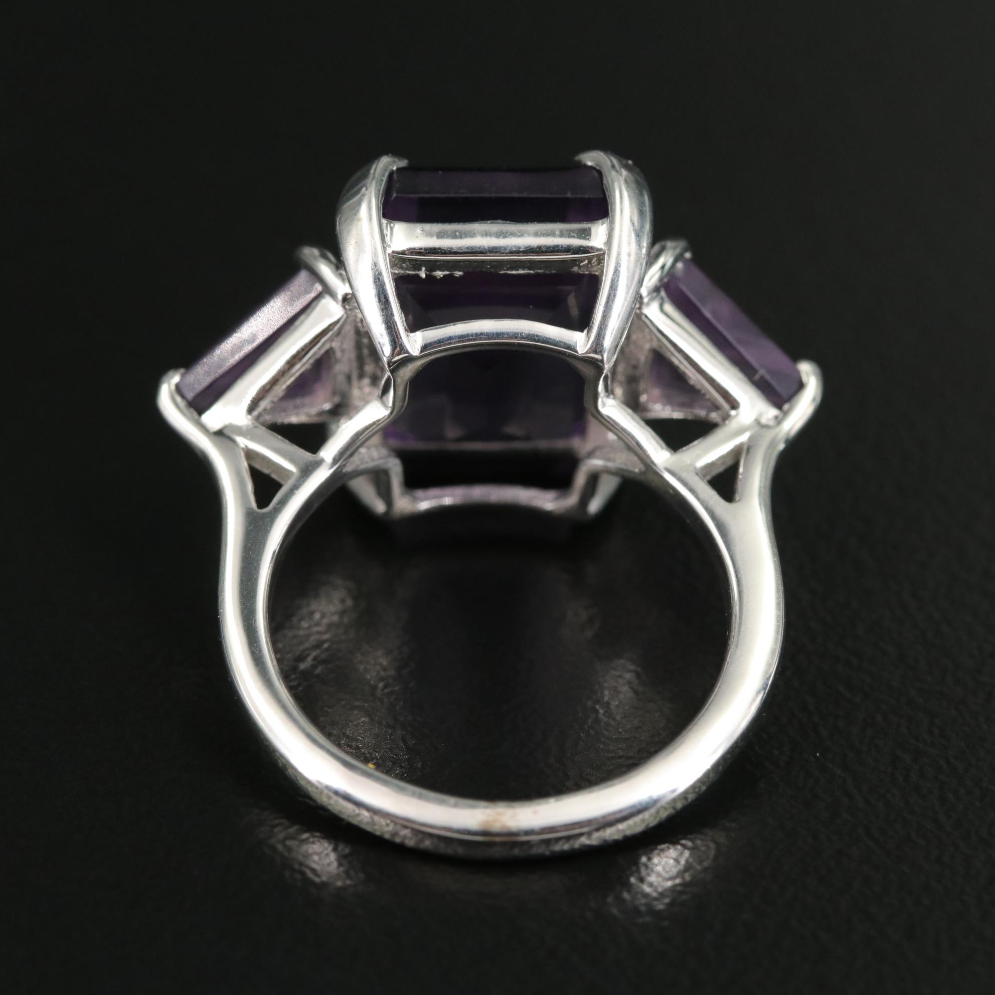 Sterling Amethyst Ring