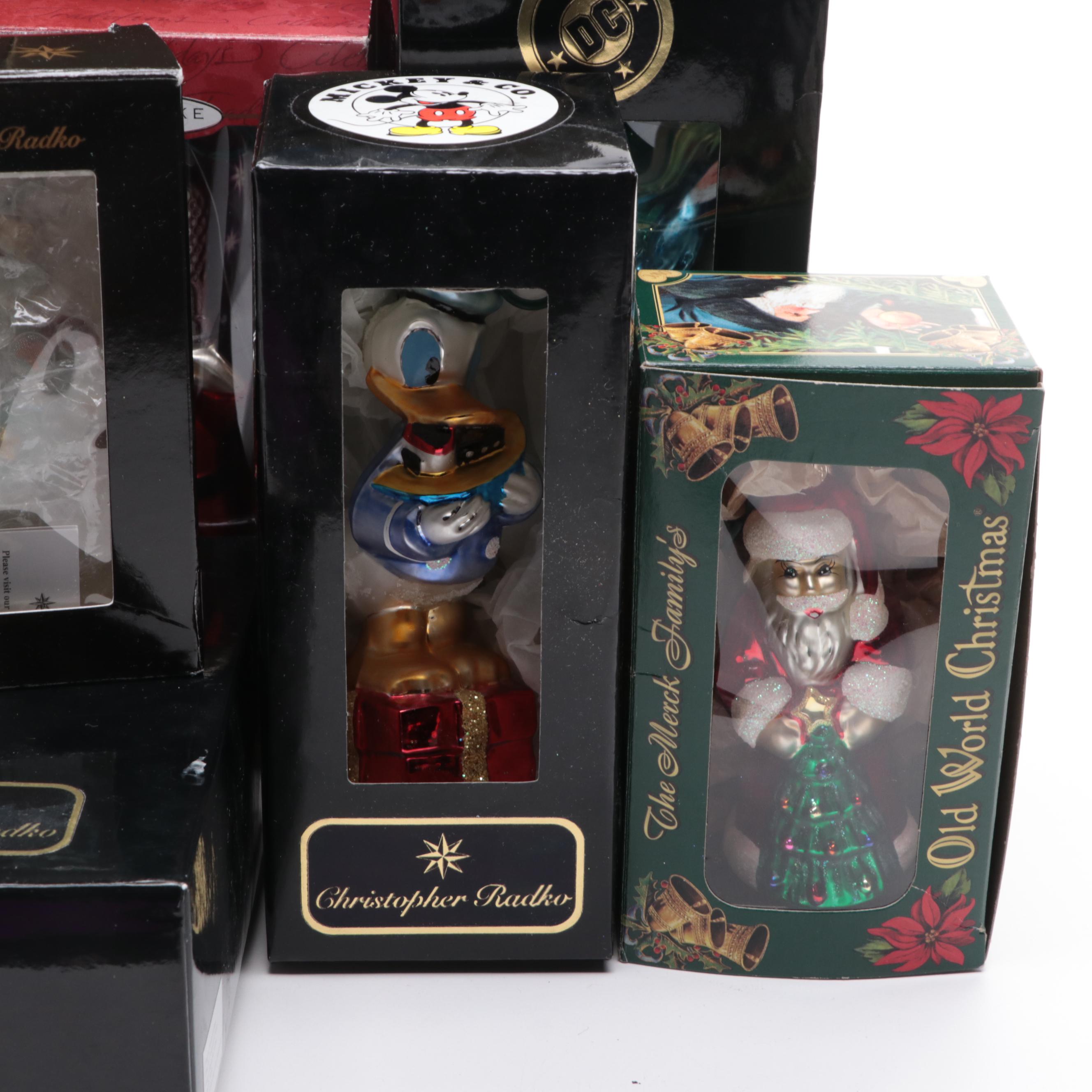 Christopher Radko and Other Christmas Ornaments
