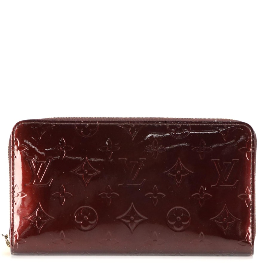 Louis Vuitton Zippy Wallet in Monogram Vernis with Box