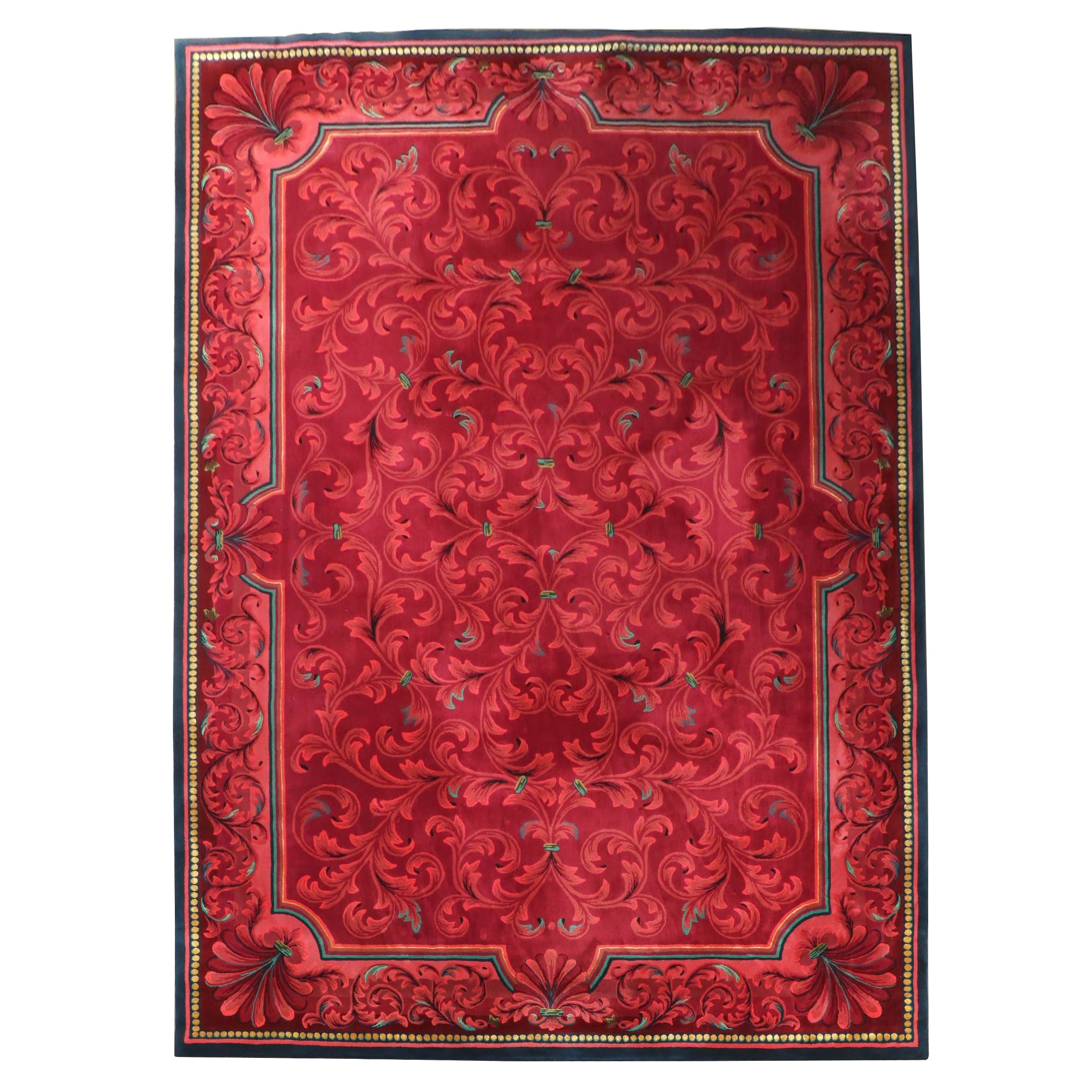11'11 x 17'3 HandTufted Edward Fields Foliate Palace Rug, 1994 EBTH