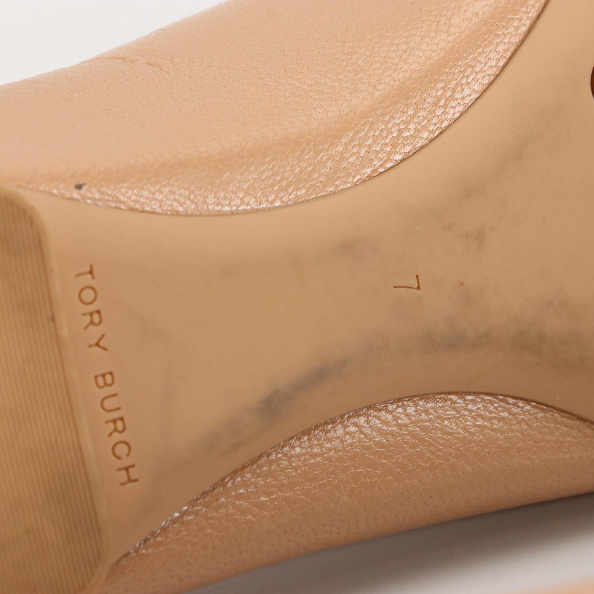 Tory Burch Goat Leather Claire Ballet Flats with Box