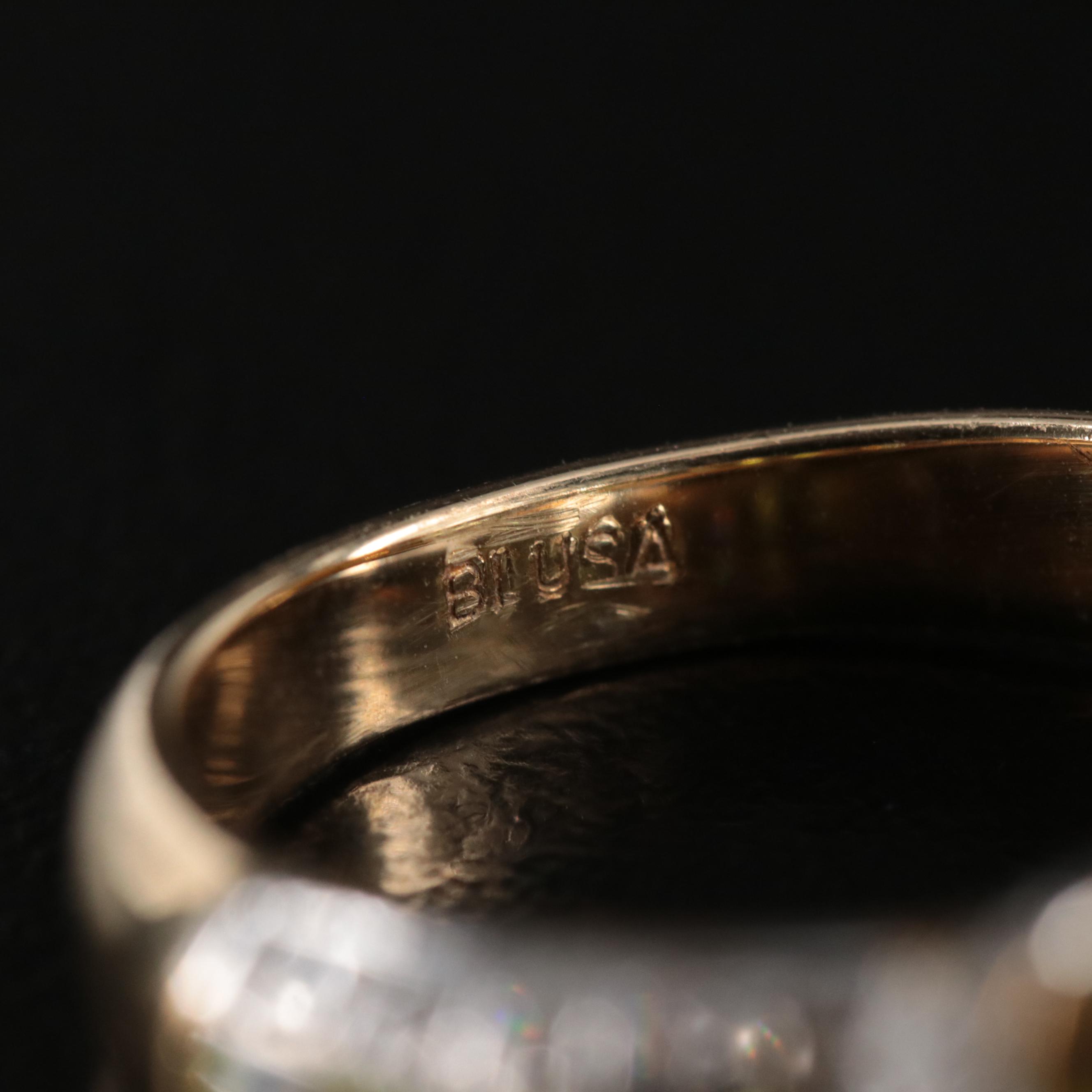 18K Peridot and Diamond Ring