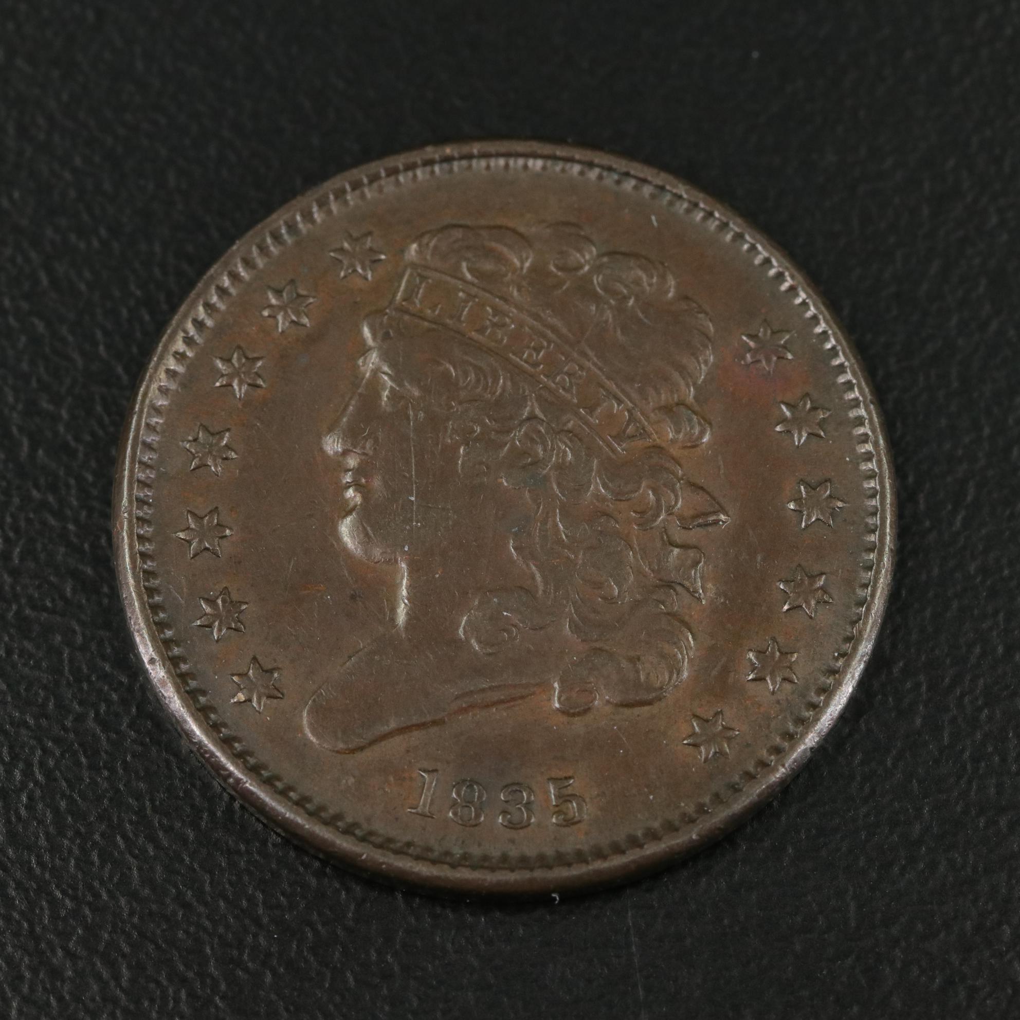 1835 United States Half Cent