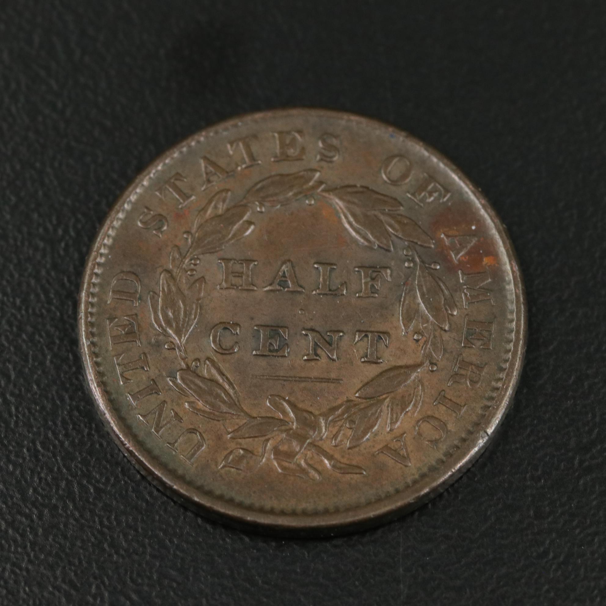 1835 United States Half Cent