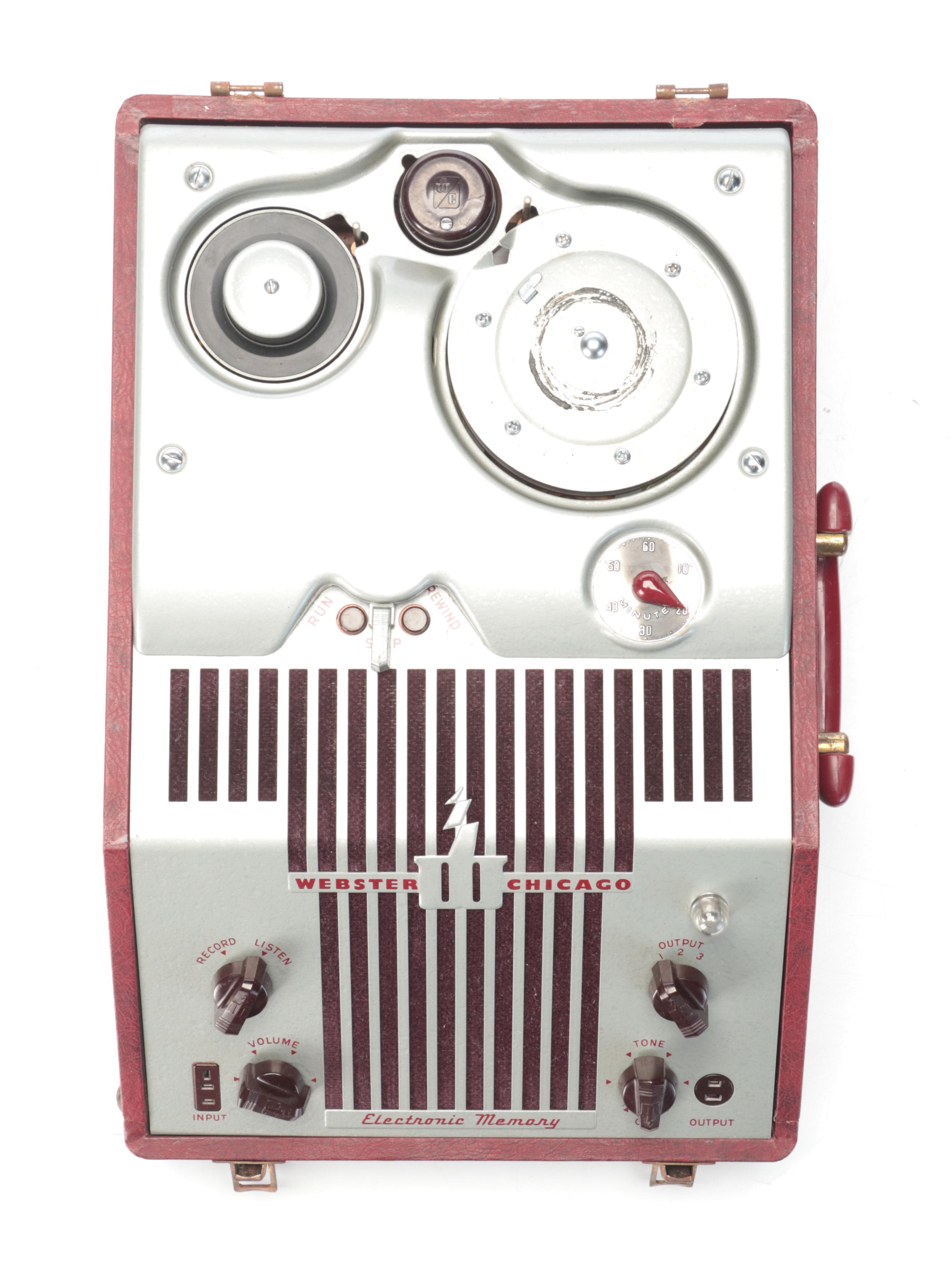 Webster-Chicago Electronic Memory Wire Recorder, Mid-20th Century